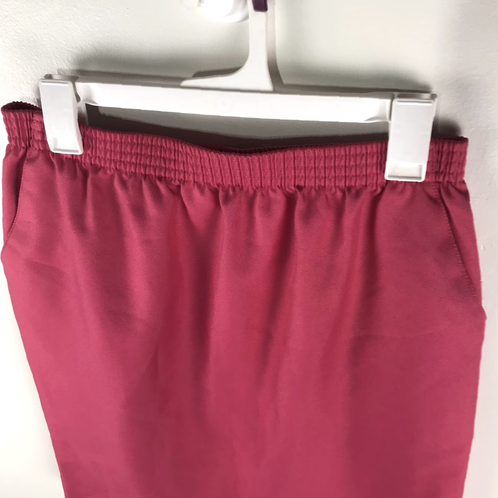 Vintage Vintage Donnkenny Pink Pull On Midi Straight Skirt Womens Size 16P Size 38" / US 16 / IT 52 - 2 Thumbnail