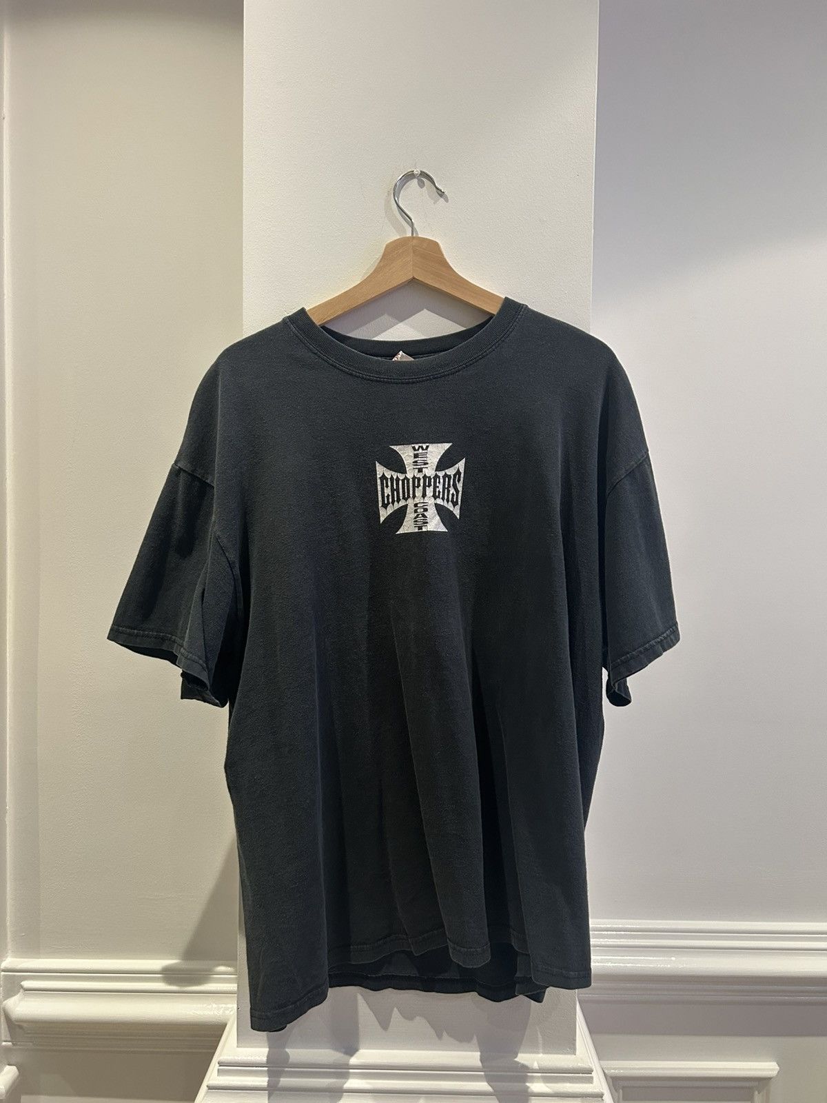 Vintage Faded Black West Coast Choppers Tee Size US XL / EU 56 / 4 - 1 Thumbnail