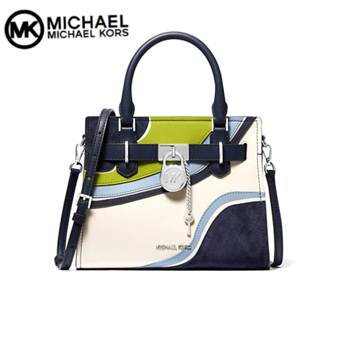 Michael Kors NWT MICHAEL MICHAEL KORS Hamilton Small Patchwork Satchel Size ONE SIZE - 1 Thumbnail