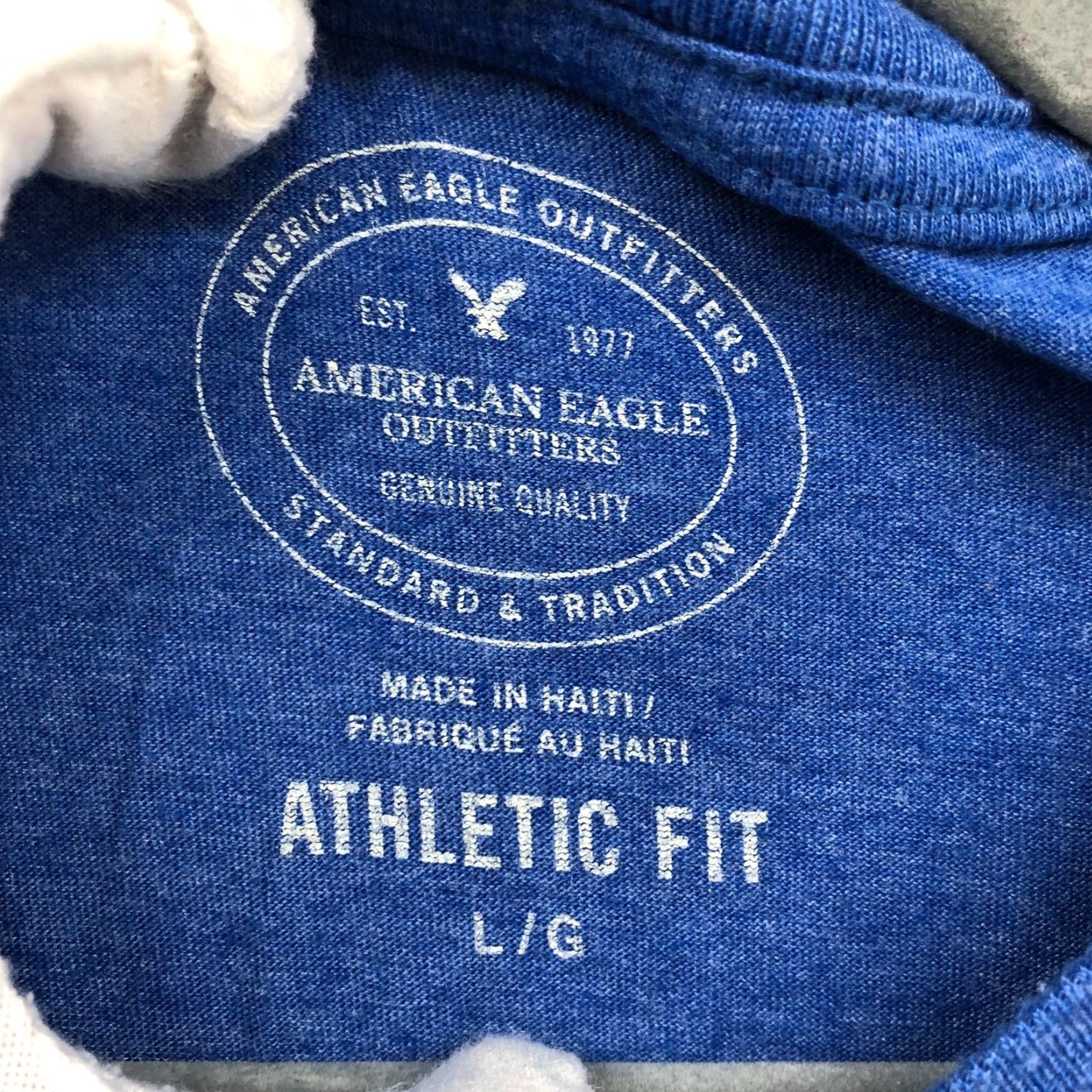 American Eagle Outfitters VINTAGE American Eagle NYC Graphic T Shirt Mens L Blue Athletic Fit Short Sleeve Crewneck Cotton - City Patriotic Logo Shirt Mens L Blue Size US L / EU 52-54 / 3 - 6 Thumbnail