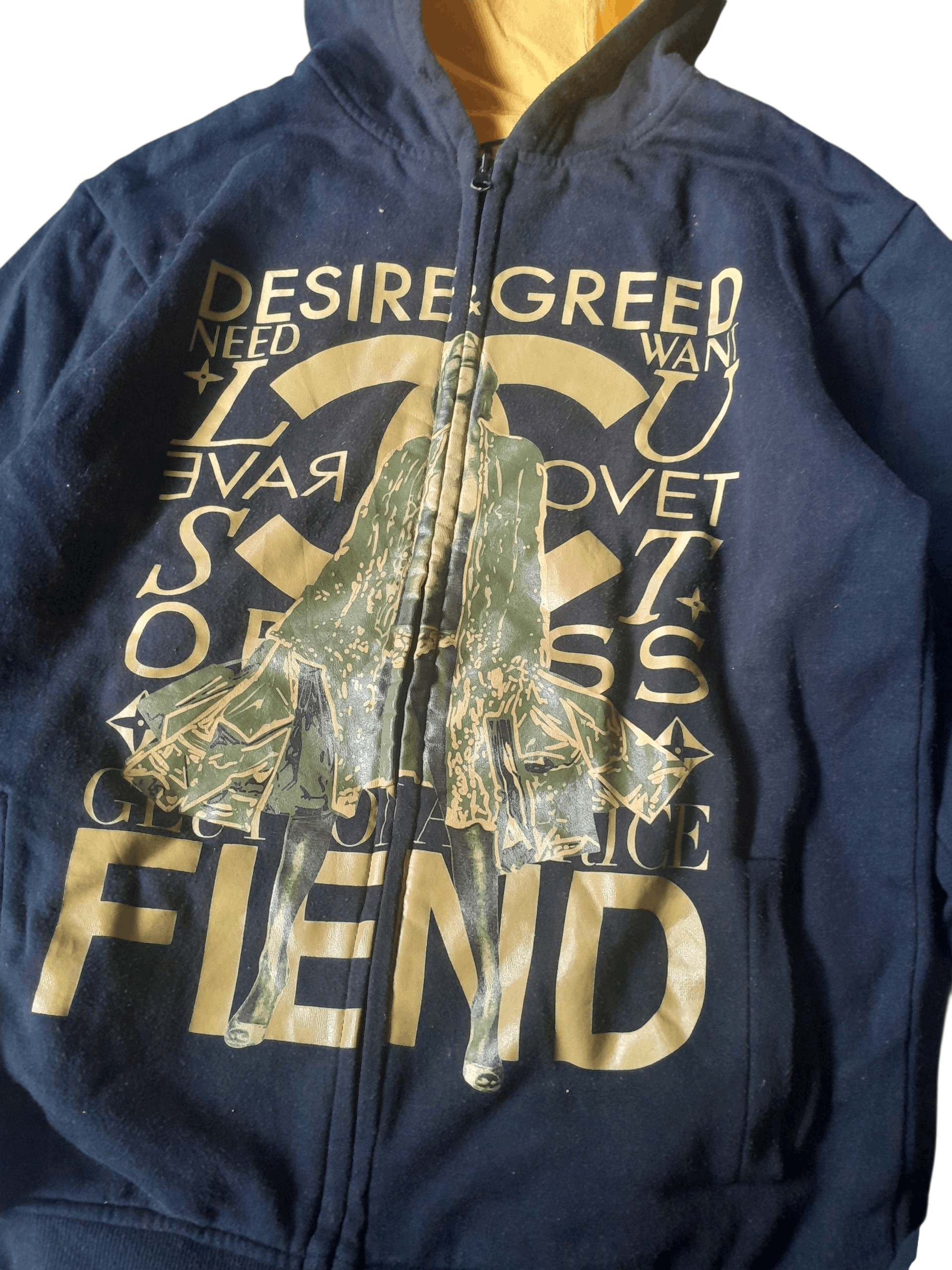 Two In The Shirt × Vintage Tits Greedy Zip Hood Size US M / EU 48-50 / 2 - 2 Thumbnail
