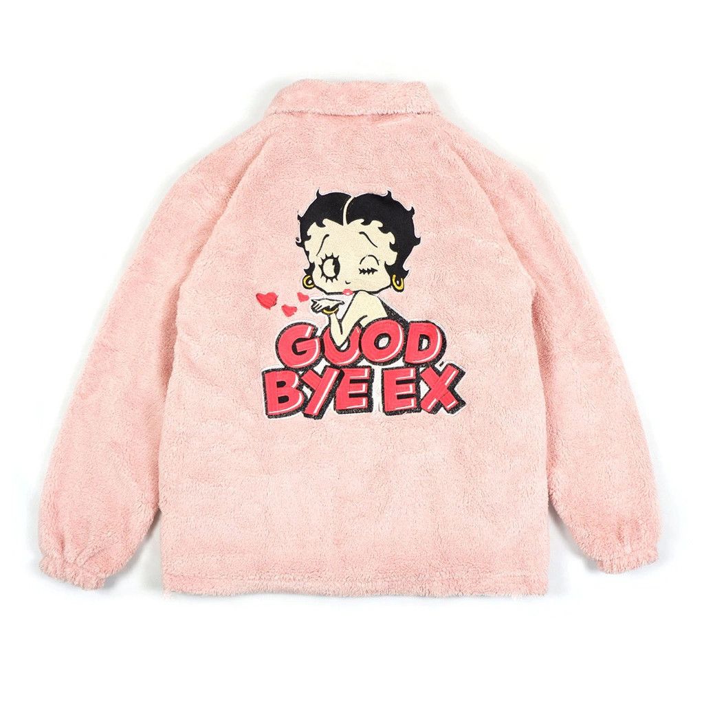 image of Bomber Jacket Bomber Sherpa Jacket Pink, Women's (Size XL)