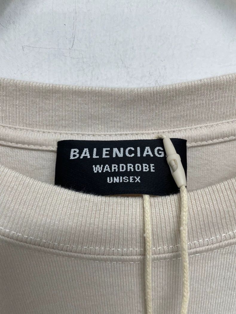 Balenciaga Balenciaga Letter round neck short sleeve T-shirt Size US M / EU 48-50 / 2 - 2 Thumbnail
