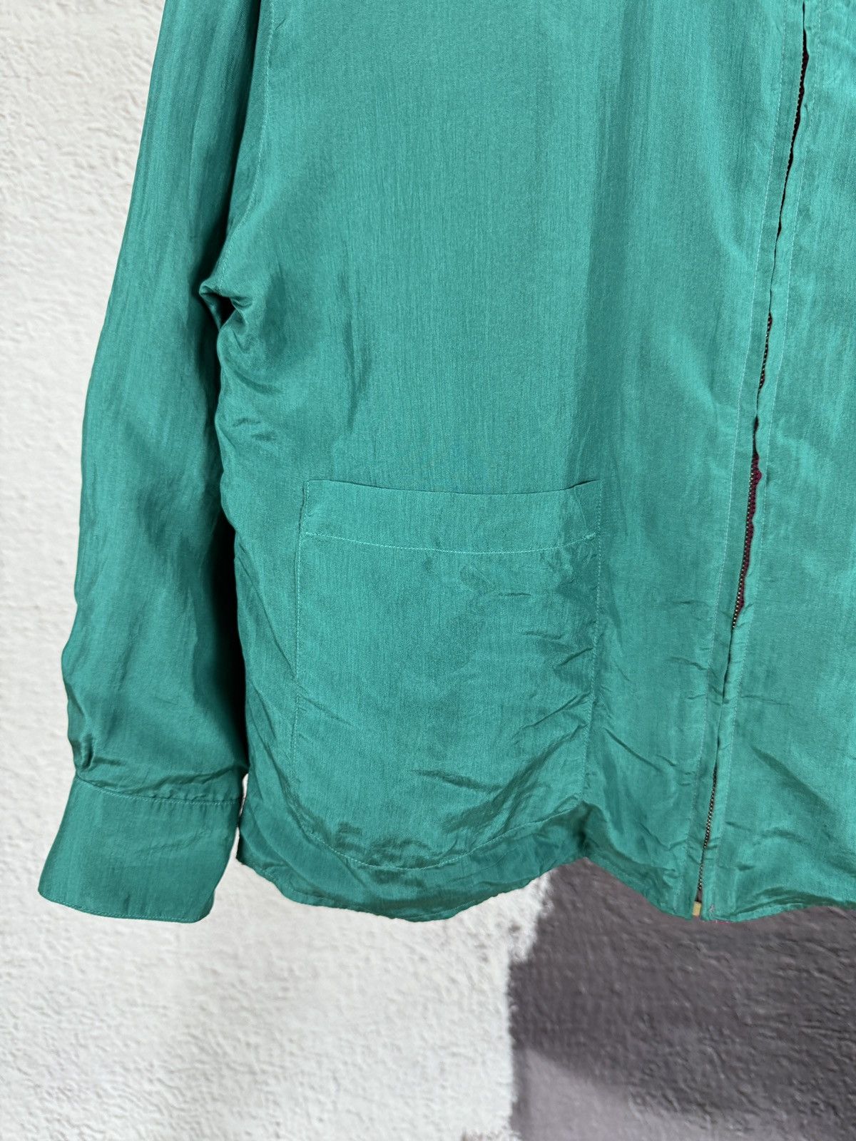 Kenzo Kenzo Paris vintage green pink silk reversible hooded jacket Size XS / US 0-2 / IT 36-38 - 5 Thumbnail