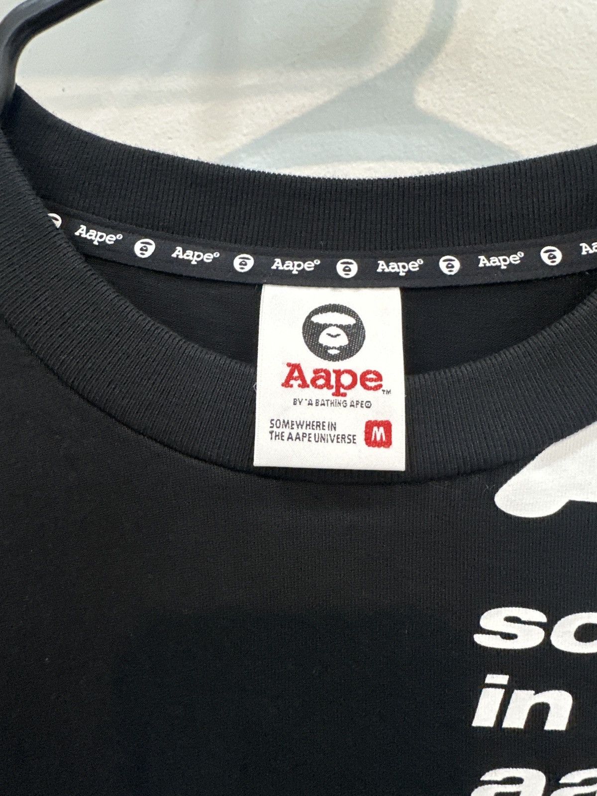 Aape Aape by Bathing Ape Black Camo t-shirt size M Size US M / EU 48-50 / 2 - 3 Thumbnail