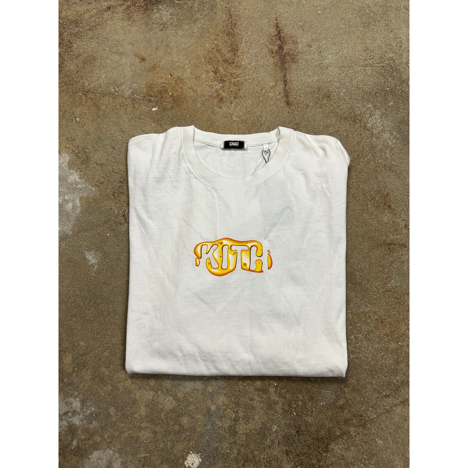 Kith Kith Tee White Yellow XL Used Size US XL / EU 56 / 4 - 1 Thumbnail