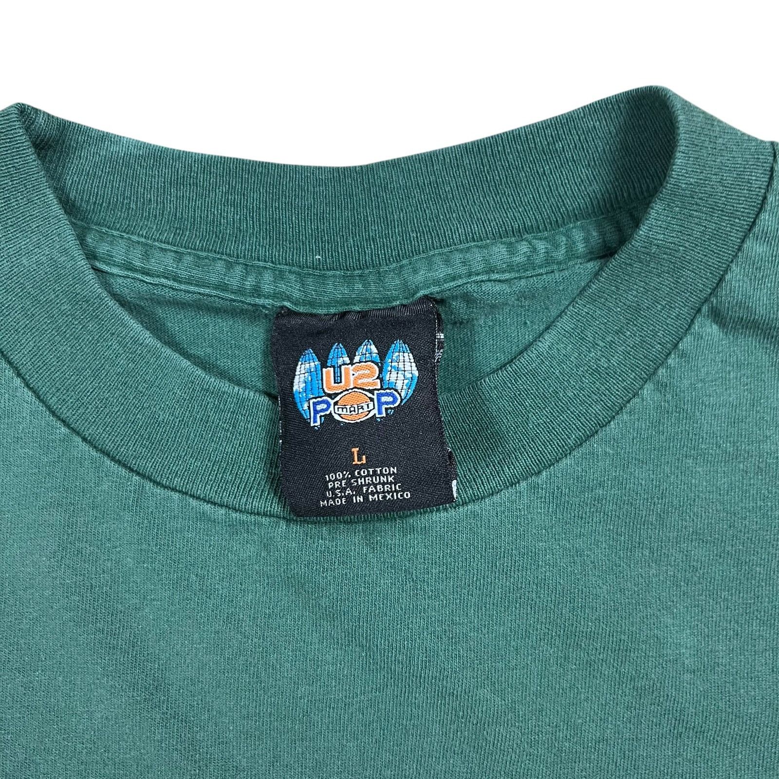 Band Tees × Vintage Vintage 1997 U2 Pop Mart album tour band faded tee (L) Size US L / EU 52-54 / 3 - 6 Thumbnail