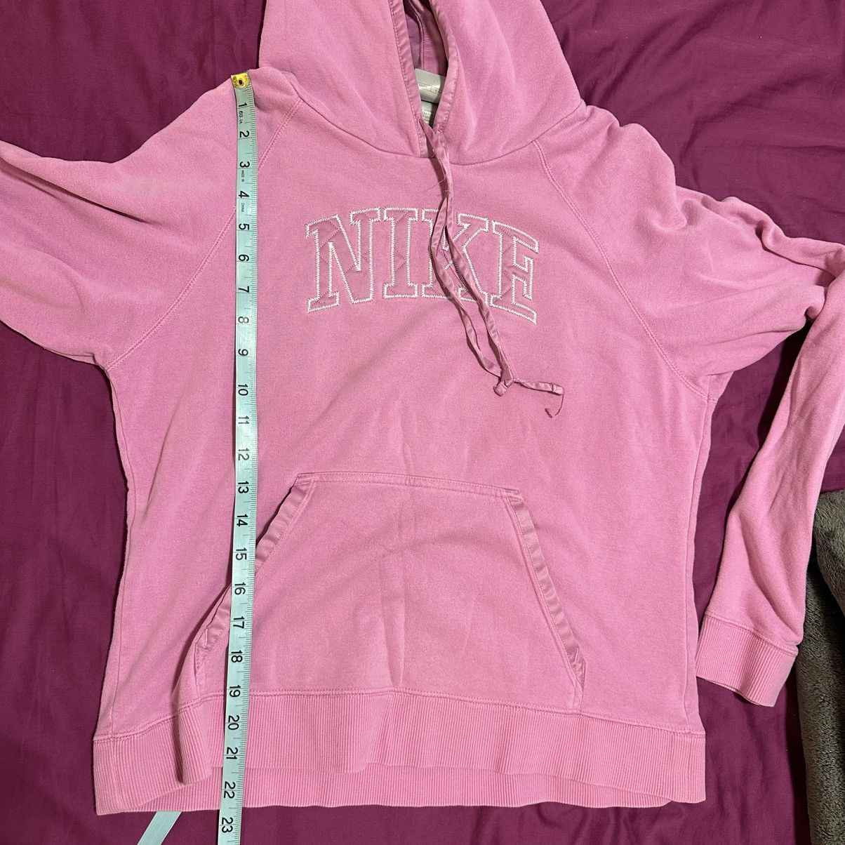 Nike × Vintage Vintage Nike Hoodie Sweatshirt Pink Satin Size L / US 10 / IT 46 - 6 Thumbnail