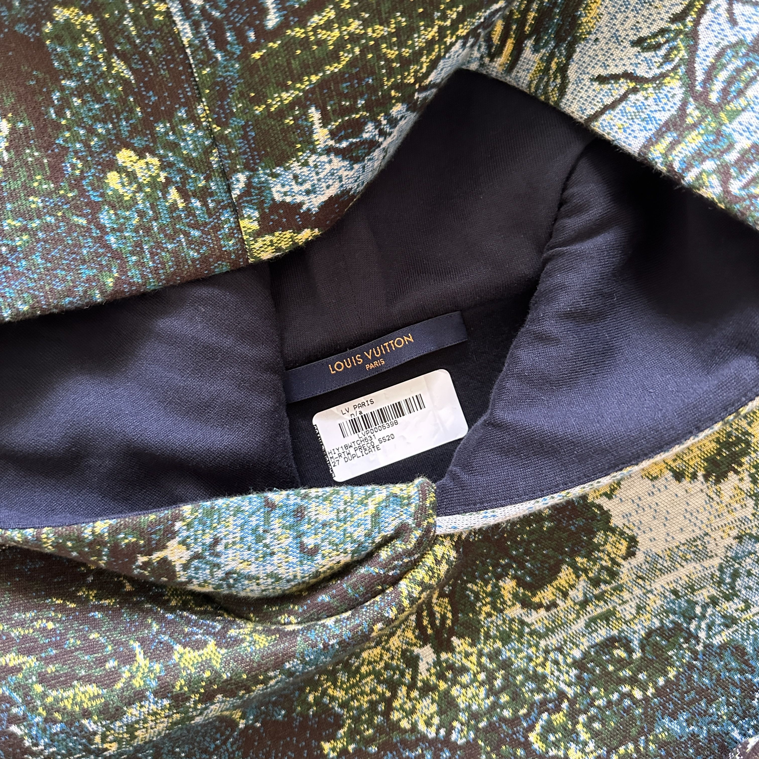 Louis Vuitton Pre SS20 Tapestry Cargo Hoodie Sample Size US M / EU 48-50 / 2 - 7 Thumbnail