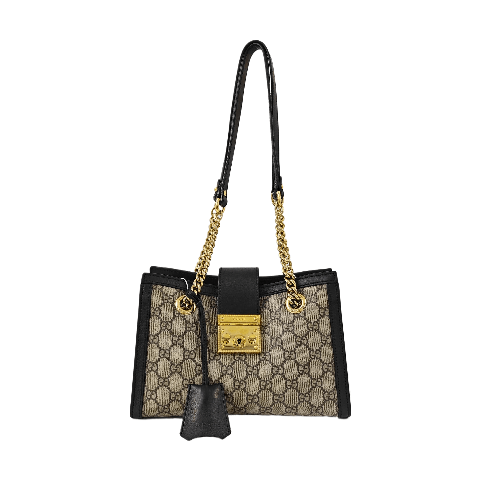 Gucci Gucci Padlock Monogram Shoulder Bag Size ONE SIZE - 1 Thumbnail