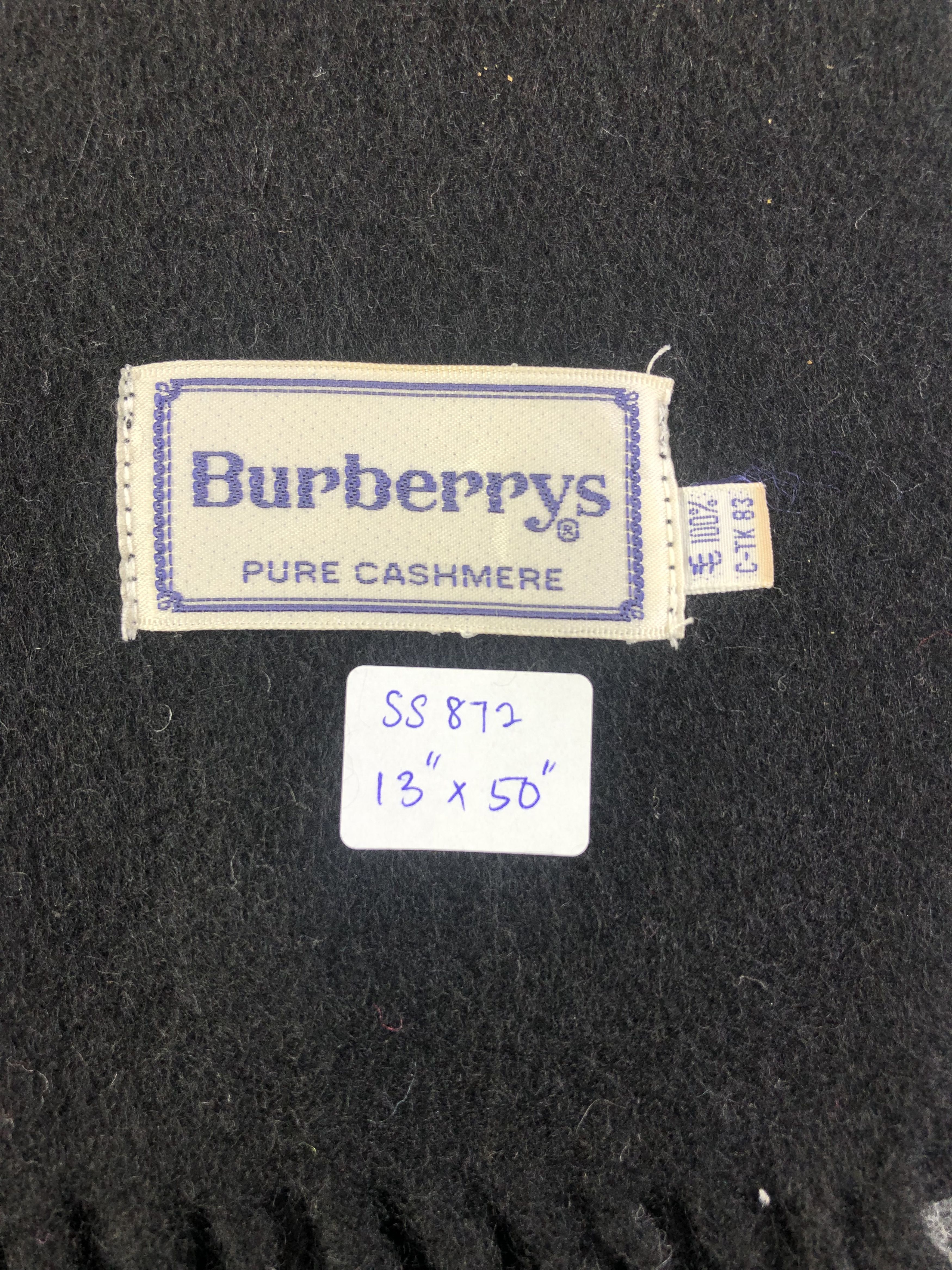 Burberry Burberrys Cashmere Scarf / Muffler / Neckwear Size ONE SIZE - 4 Thumbnail