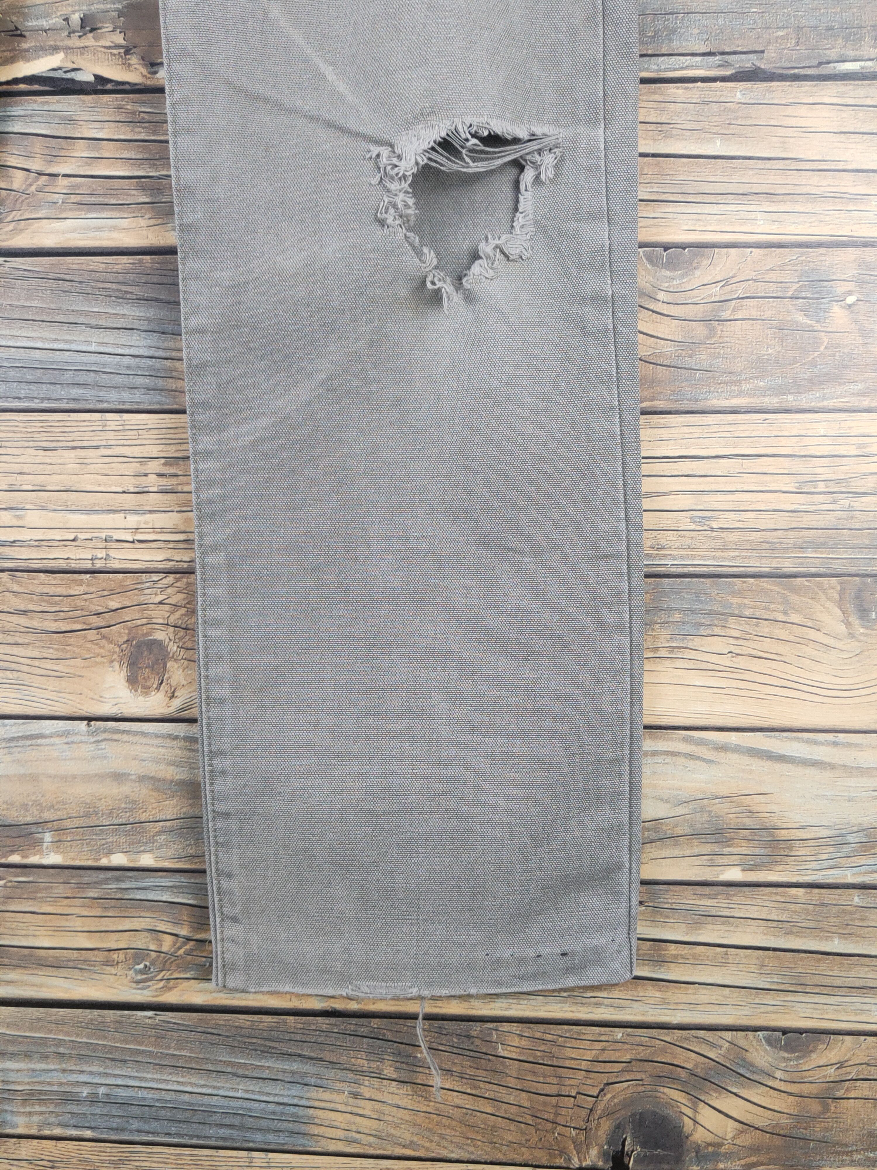 Japanese Brand Eifice Gray ripped distressed Casual cargo Pants #W1600 Size 30" / US 8 / IT 44 - 6 Thumbnail