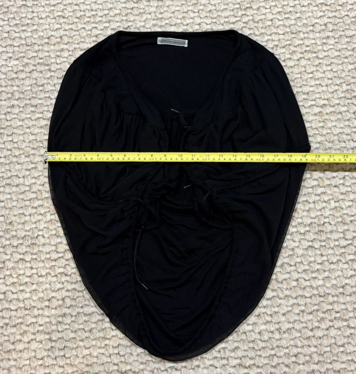 Tsumori Chisato Tsumori Chisato Black Top Rayon Miyake Blouse Size M / US 6-8 / IT 42-44 - 11 Thumbnail