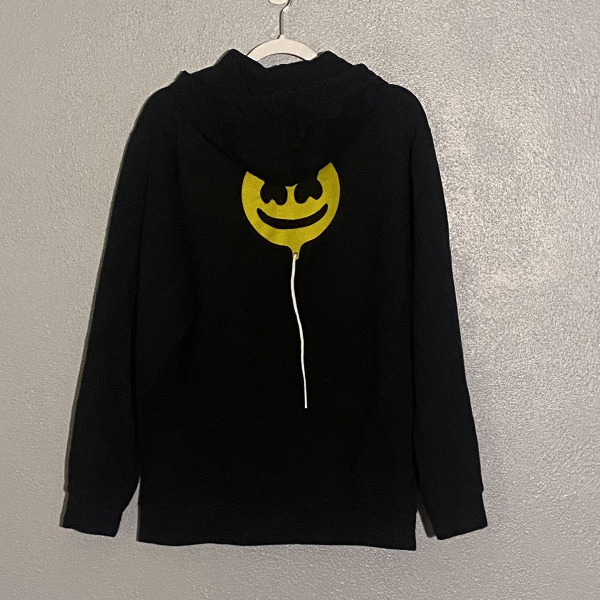 Independent Trading Co. Independent Trading Company Black Smiley Hoodie Size M Size US M / EU 48-50 / 2 - 2 Thumbnail
