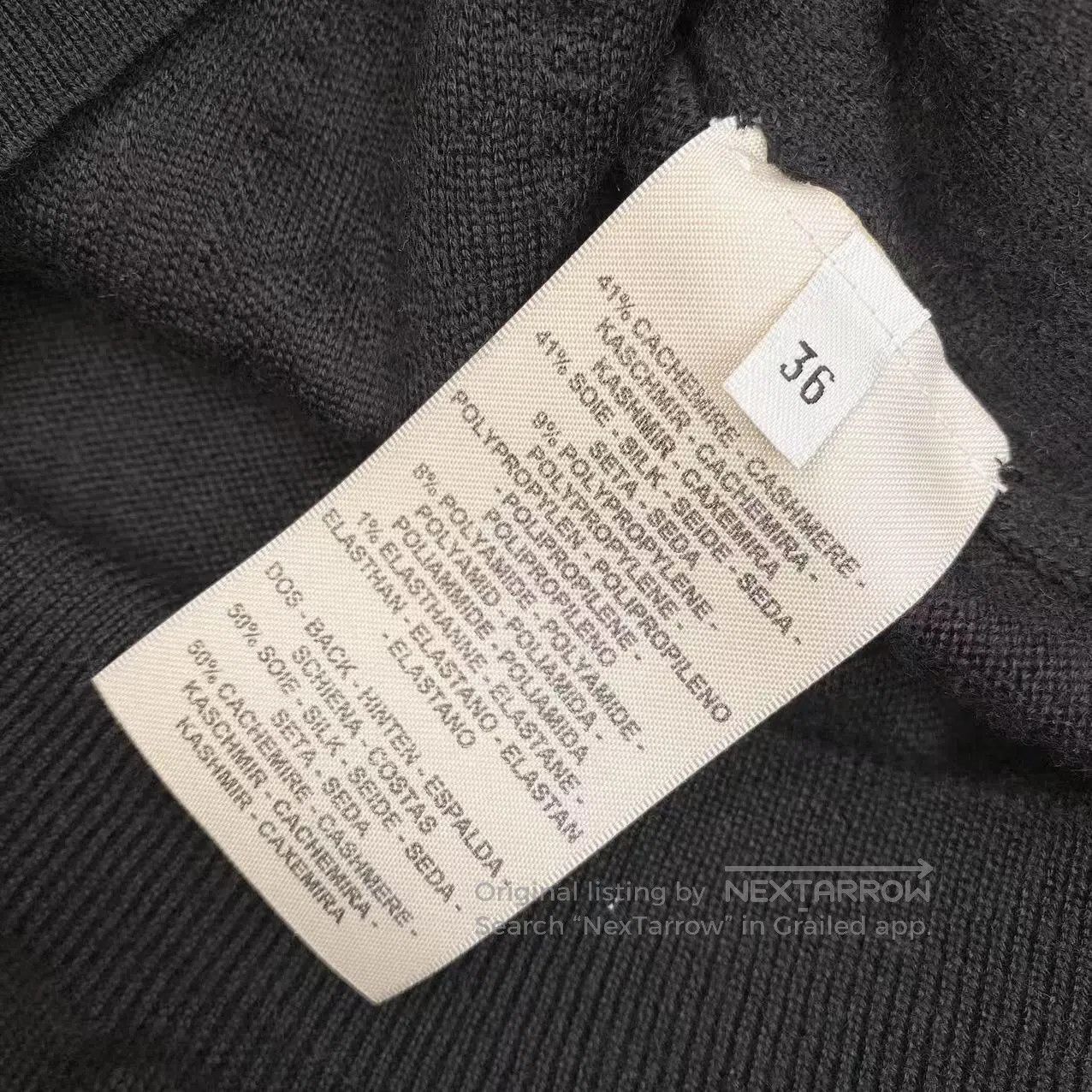 Hermes Hermes Black embossed printed short sleeves| Size XXS / US 00 / IT 34 - 4 Thumbnail