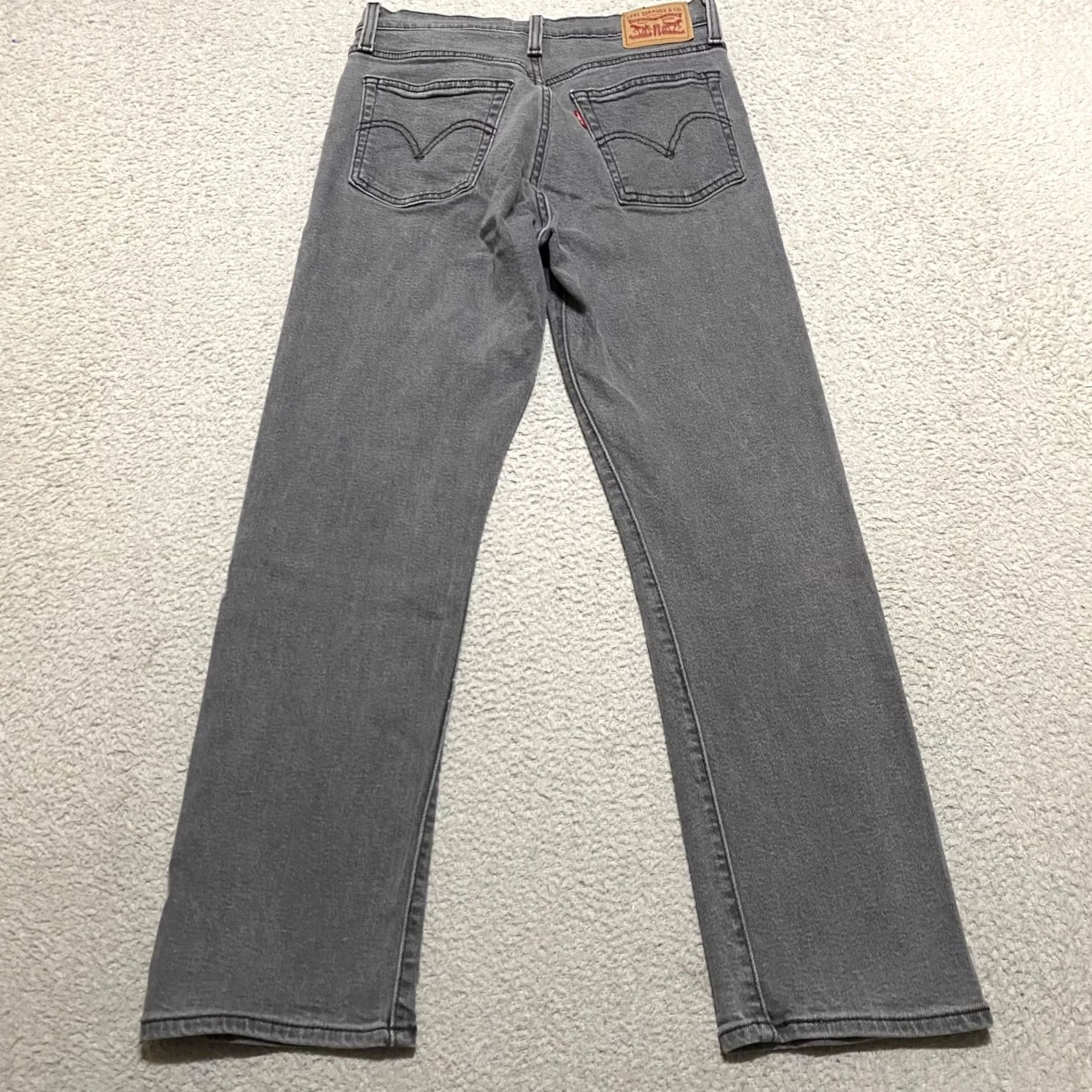 Levi's Levi's Womens Jeans Gray Denim Wedgie Straight Button Fly Medium Wash 90s Size 28" / US 6 / IT 42 - 2 Thumbnail