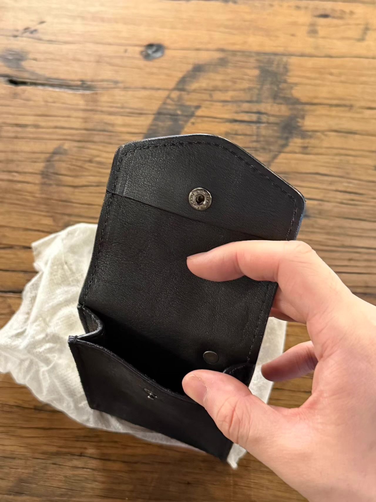 Roar ROAR 10SS Black Dual‑Gun Cowhide Cigarette Case Pouch Ｑ25 Size ONE SIZE - 2 Thumbnail