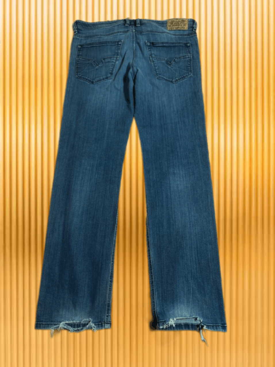 Diesel × Japanese Brand Vintage Diesel industry Distressed Baggy Denim Pants Size US 38 / EU 54 - 1 Thumbnail