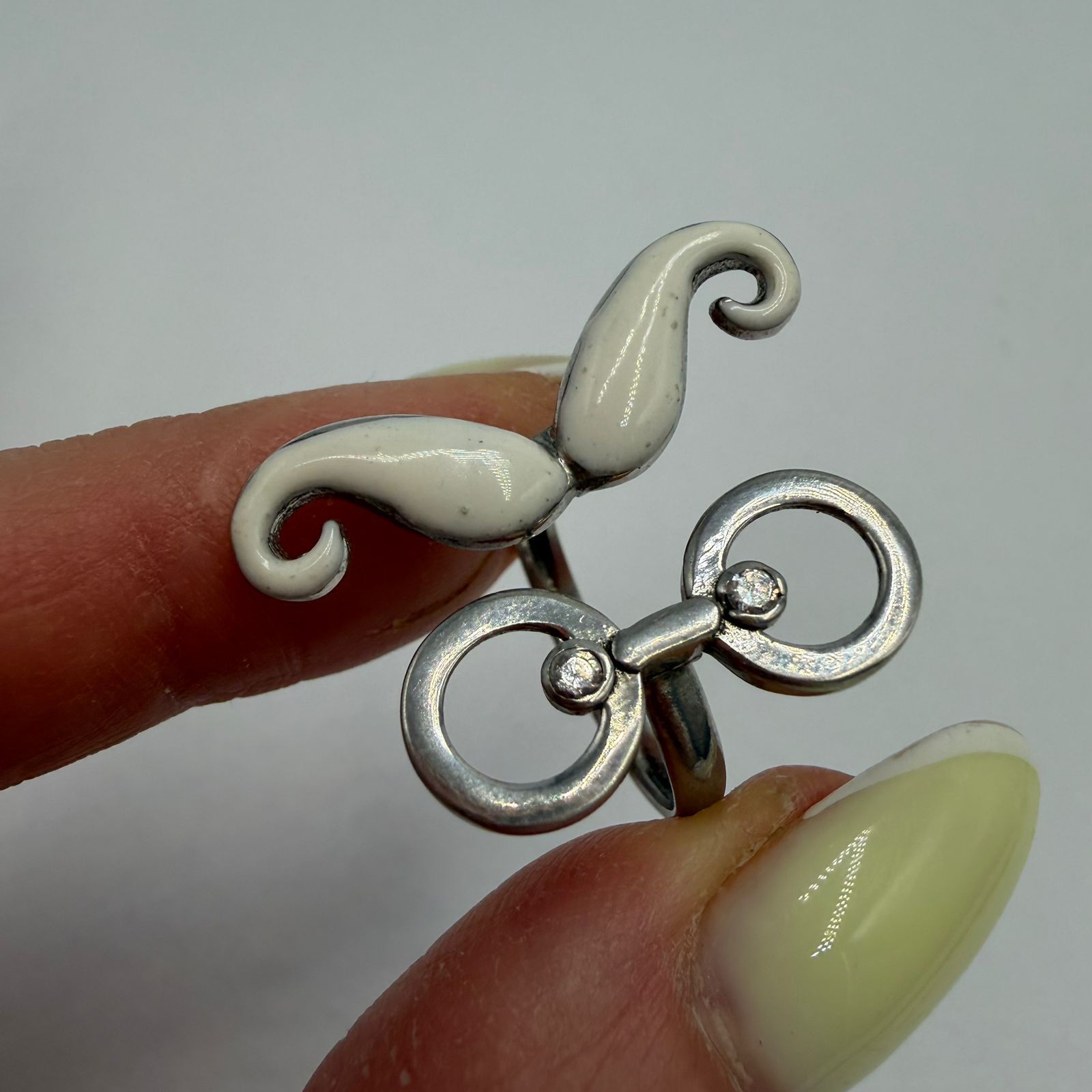 Vintage Vintage 925 Sterling Silver Women's Statement Ring Size 7.25 Size ONE SIZE - 9 Thumbnail