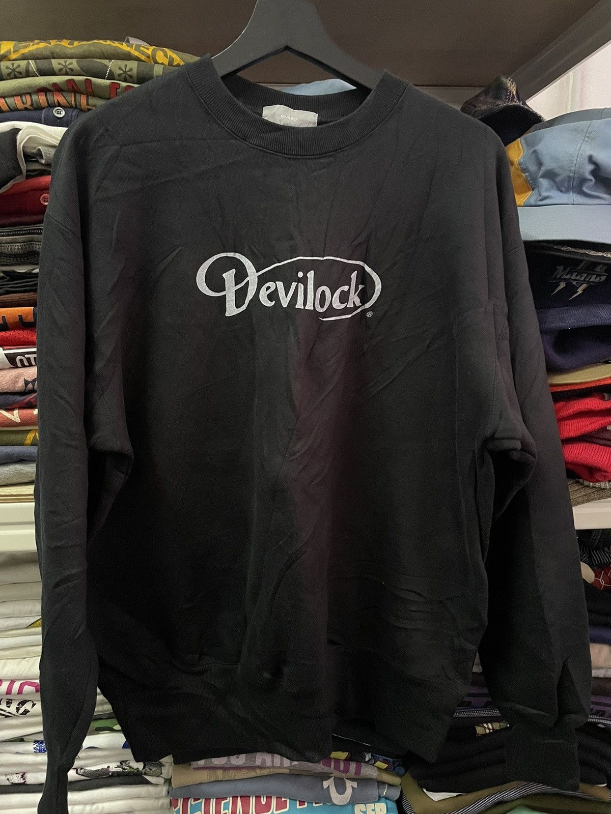 Japanese Brand Vintage Devilock Spellout Sweatshirt Size US M / EU 48-50 / 2 - 2 Thumbnail
