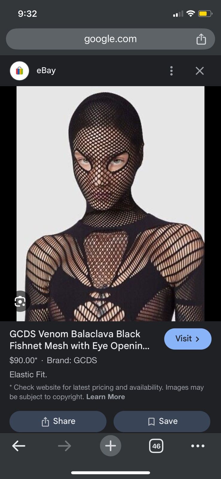 GCDS GCDS Venom Balaclava Pink Size ONE SIZE - 5 Thumbnail