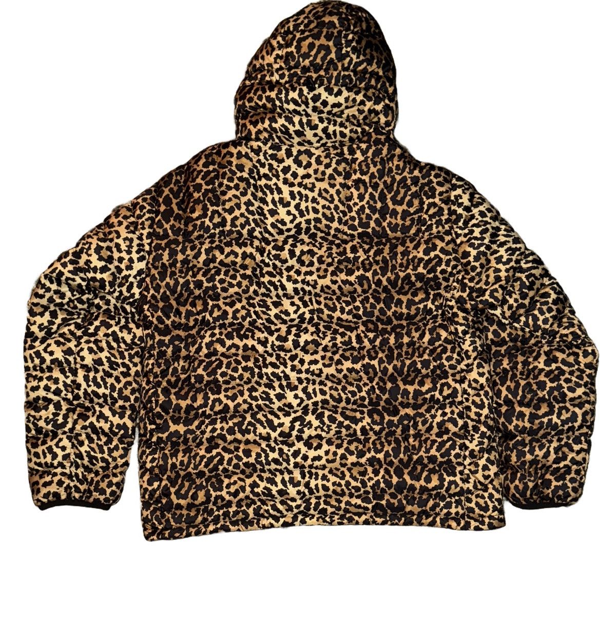 Supreme FW21 Leopard print micro down half zip pullover Size US L / EU 52-54 / 3 - 3 Thumbnail