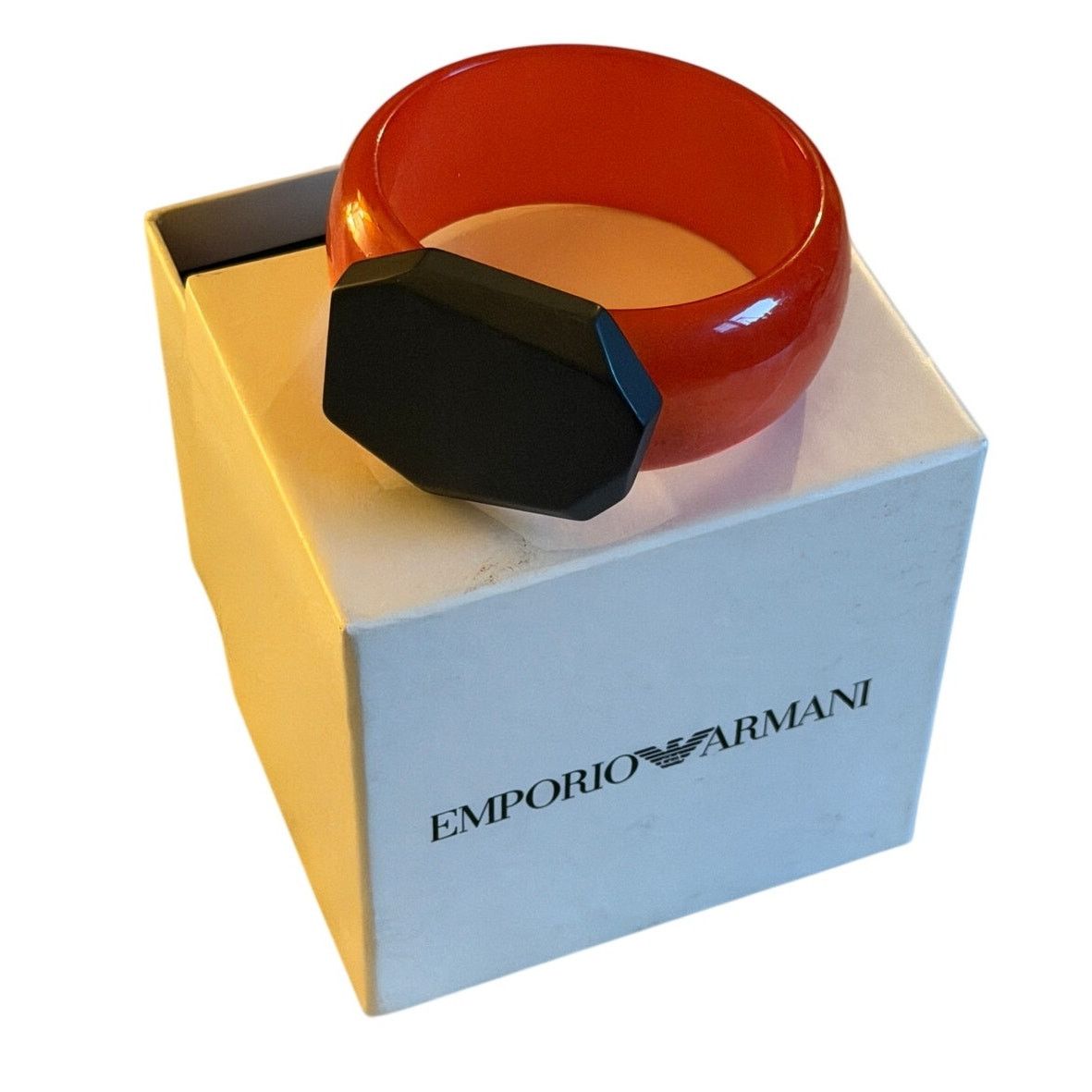 Emporio Armani Emperio Armani NWB Red Resin Bangle Size ONE SIZE - 1 Thumbnail