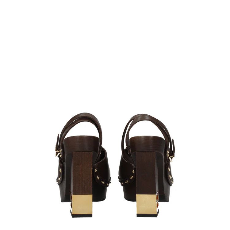 Fendi ob1o1e1124 Leather Sandals in Brown Size US 9 / IT 39 - 5 Thumbnail