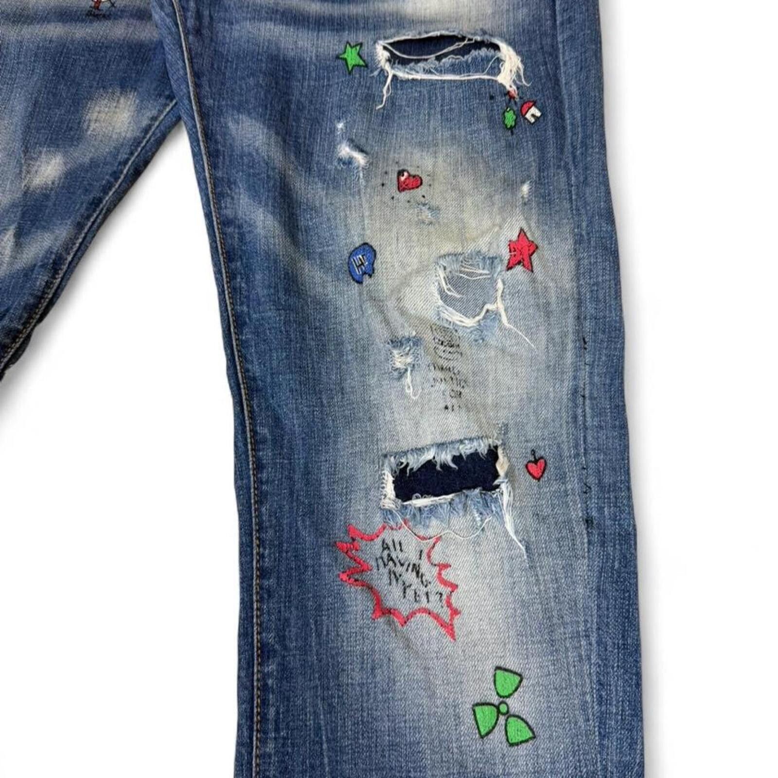 Dsquared2 DSQUARED2 denim jeans with unique design Size US 38 / EU 54 - 3 Thumbnail