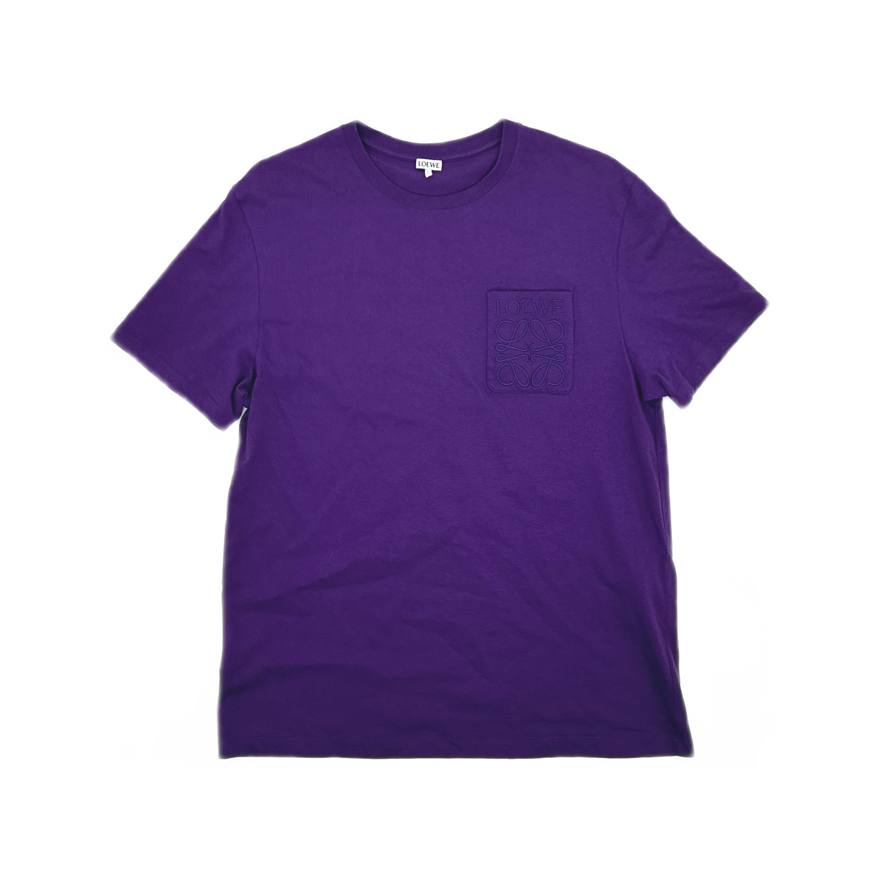 Loewe Loewe Embroidered Logo T-Shirt Purple Size M Size US M / EU 48-50 / 2 - 1 Thumbnail