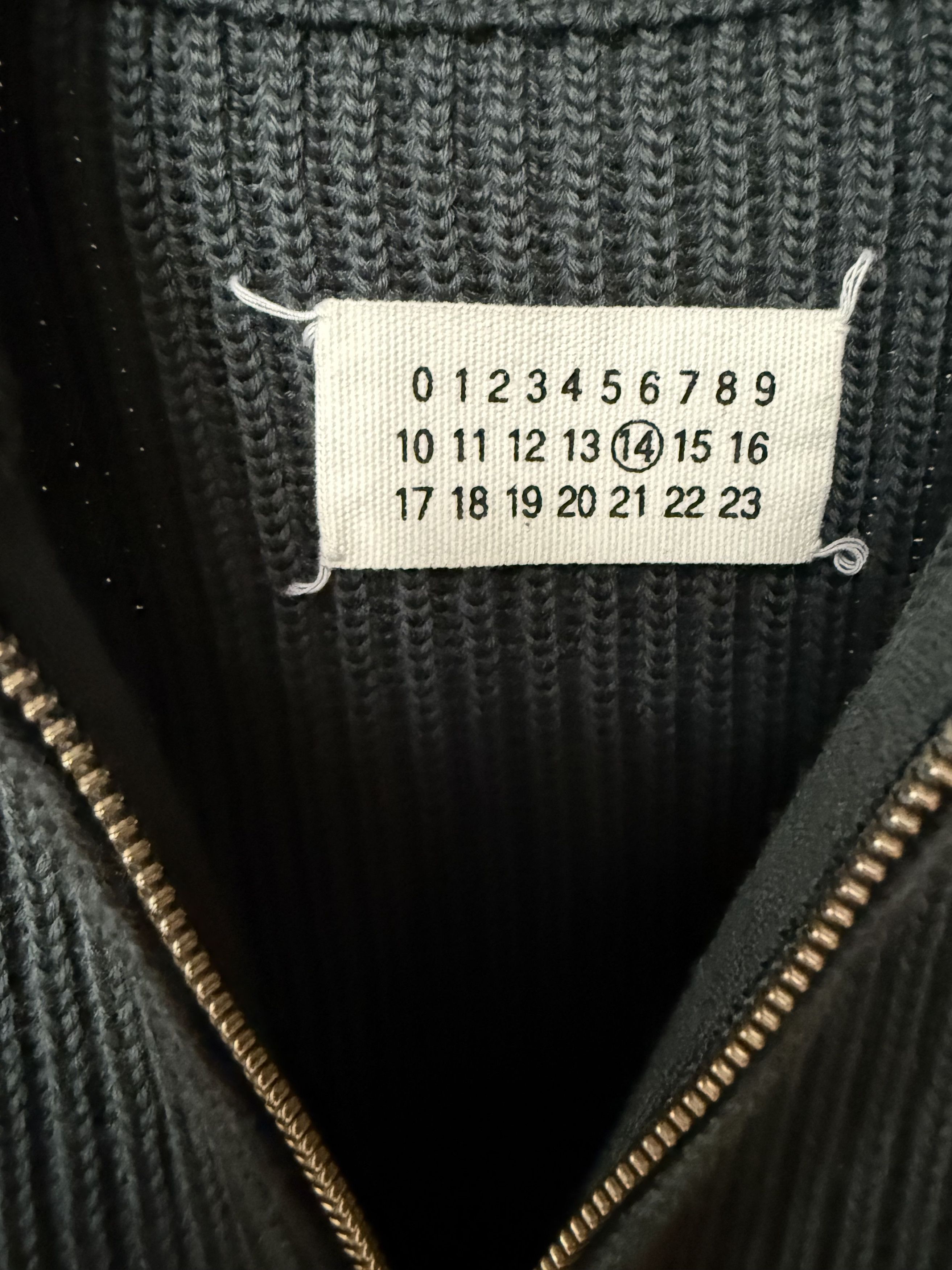 Maison Margiela Maison Margiela Wool zip Cardigan IN SIZE -S Size US S / EU 44-46 / 1 - 6 Thumbnail