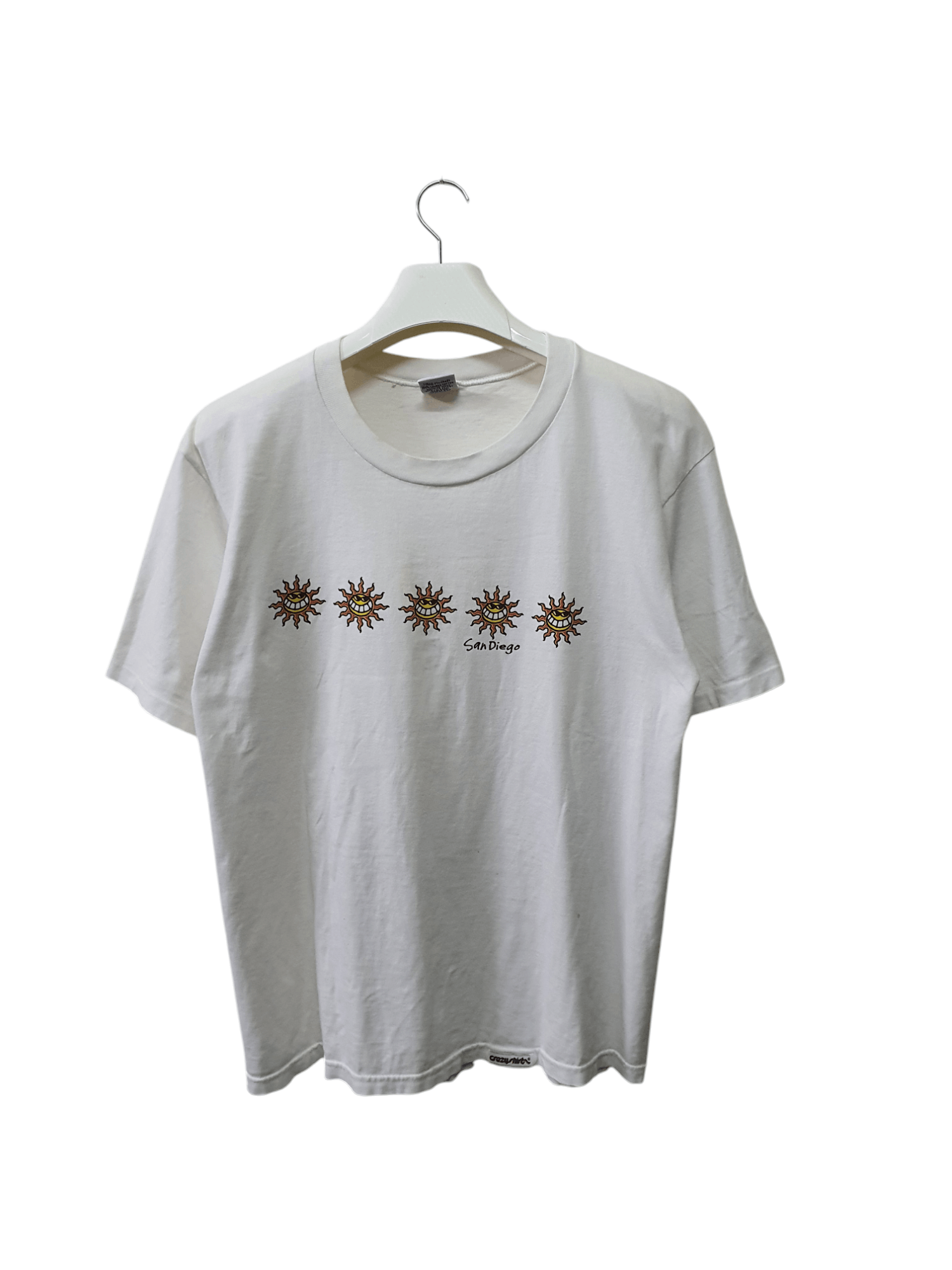Vintage vintage "Crazy Shirt Hawaii San Diego" T-shirt Size US M / EU 48-50 / 2 - 1 Thumbnail