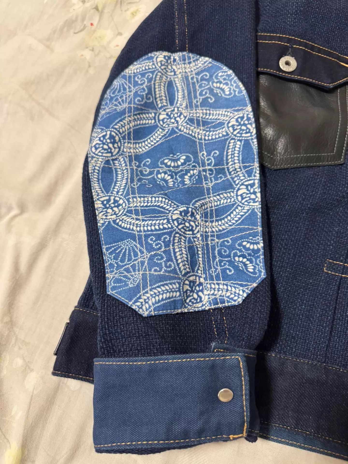 Junya Watanabe Junya Watanabe x Levi's 14aw Sashiko Indigo Jkt S Size US S / EU 44-46 / 1 - 8 Thumbnail