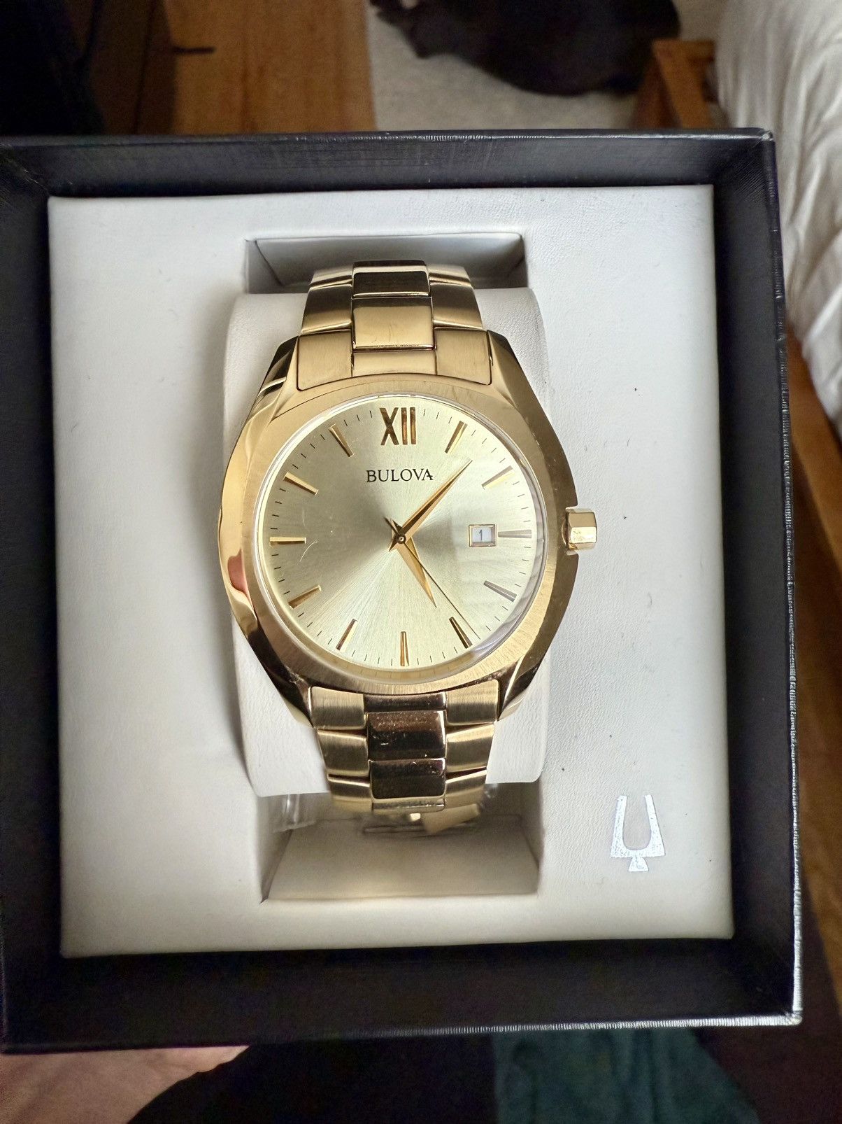 Gold Bulova Watch