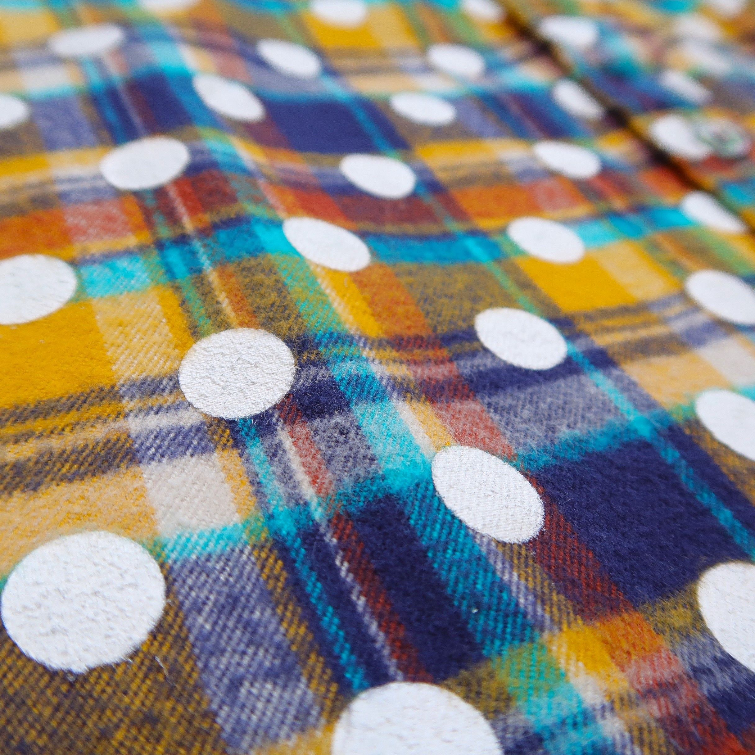 Issey Miyake Vintage Issey Miyake Mercibeaucoup Polka Dot Flannel Shirt Size US M / EU 48-50 / 2 - 8 Thumbnail