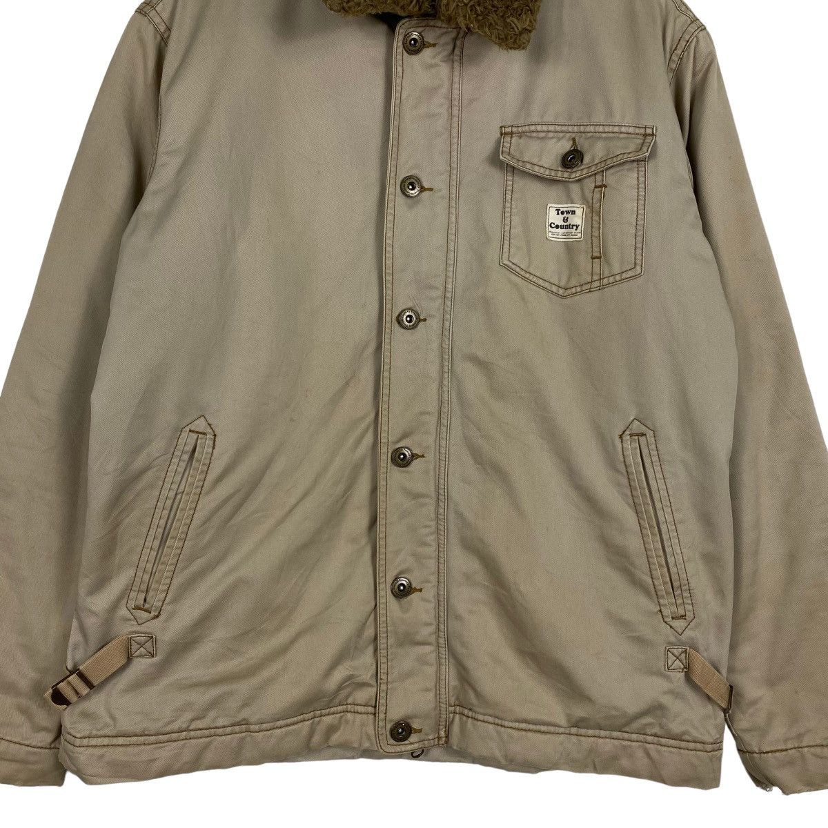 Billabong × Japanese Brand Town n Country Sherpa Collar Jacket Size M Size US M / EU 48-50 / 2 - 4 Thumbnail