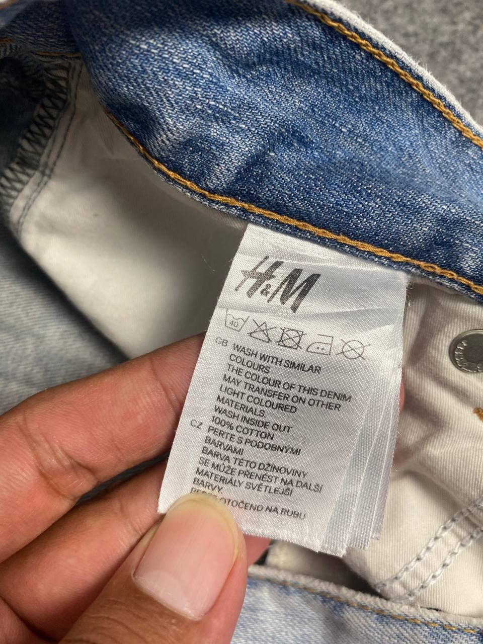 H&M & denim by h&m distressed denim nice design Size 31" - 5 Thumbnail