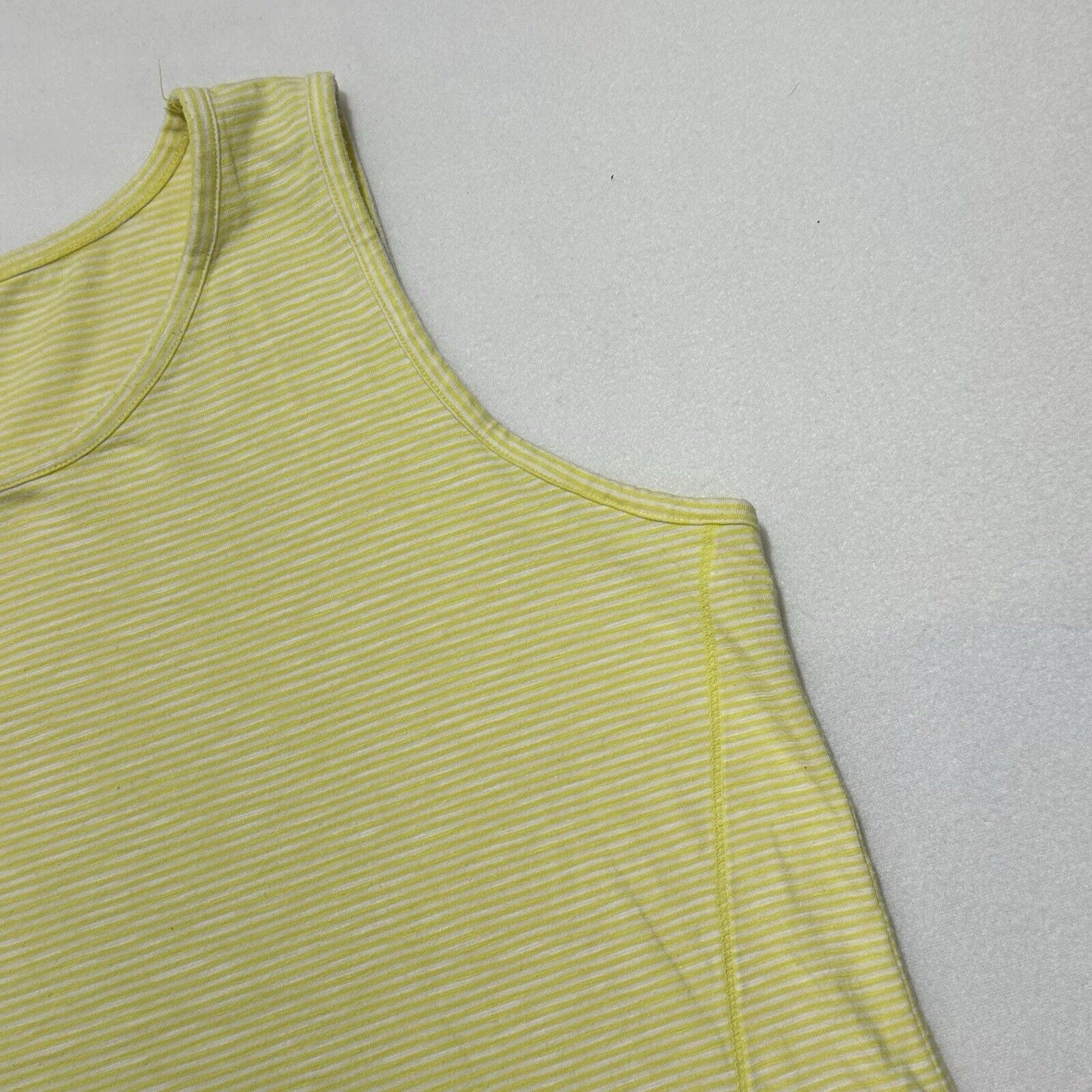 Other Talbots Hello Saturday Large Yellow Stripe Pullover Tank Top Size L / US 10 / IT 46 - 5 Thumbnail