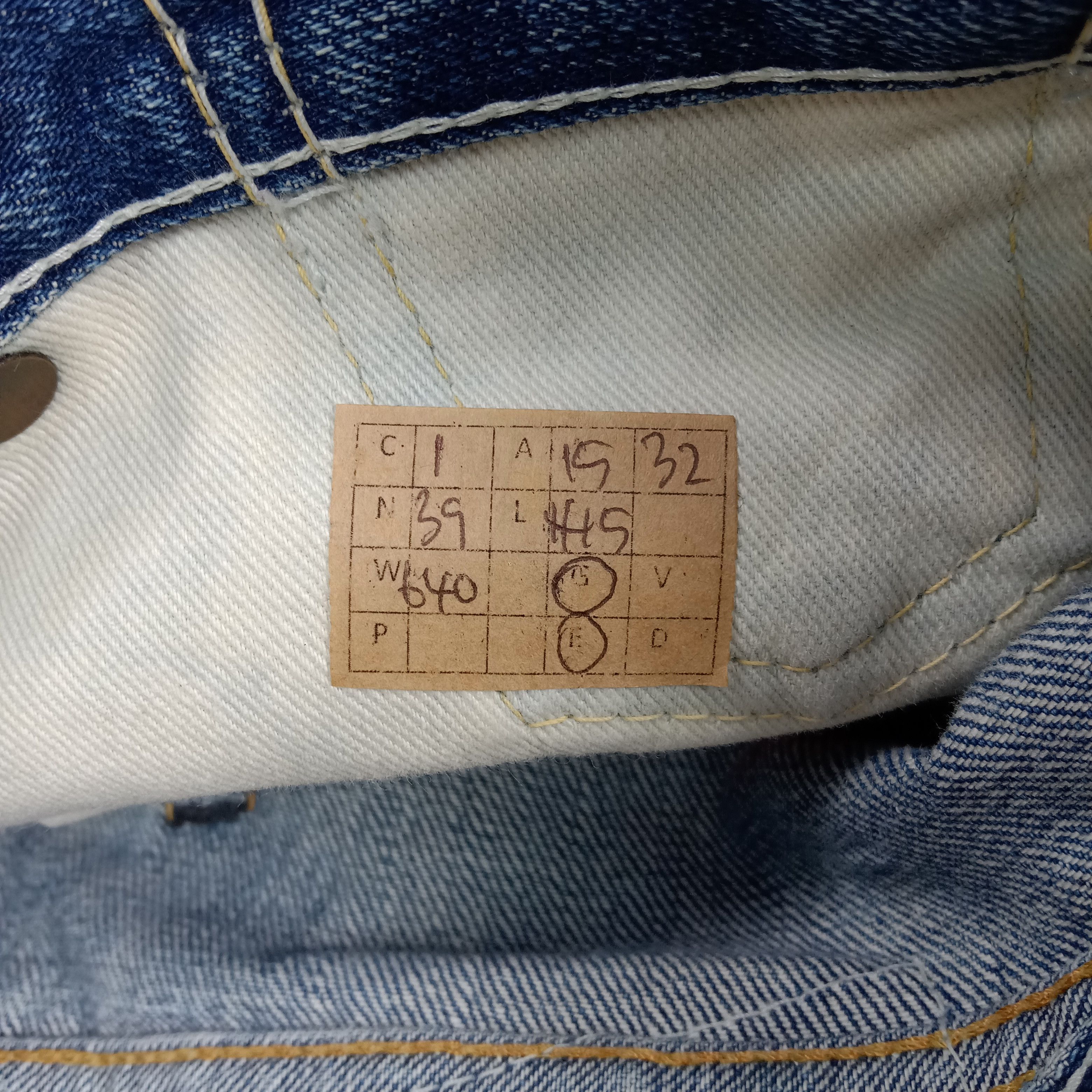 Levi's Vintage LEVI'S 501 Big E Selvedge Denim Jeans E1A39 Size US 30 / EU 46 - 17 Thumbnail