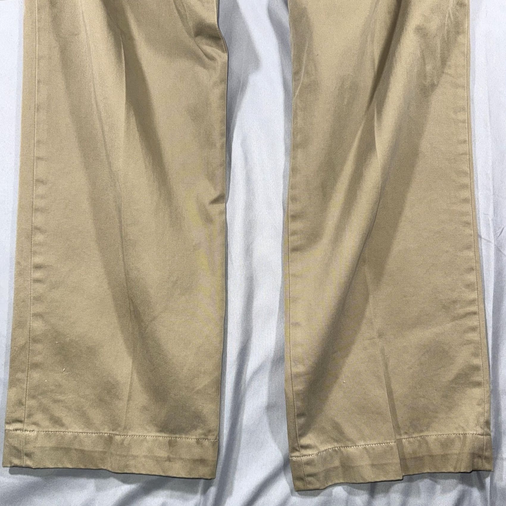 Polo Ralph Lauren VINTAGE Polo Ralph Lauren Andrew Pants Mens 38x32 Beige Pleated Cotton Chino Classic Fit Pants Size US M / EU 48-50 / 2 - 7 Thumbnail