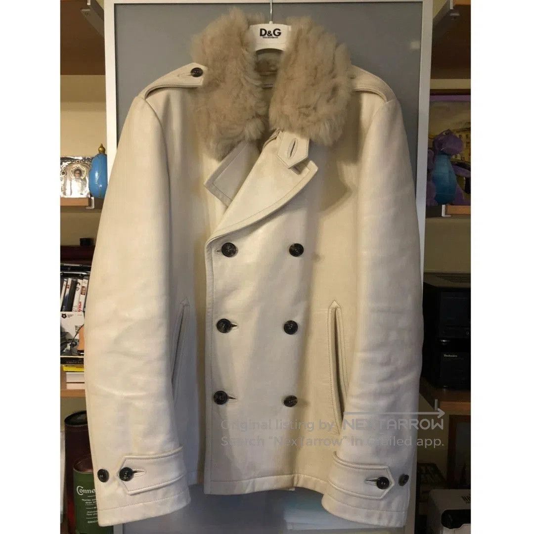 Yves Saint Laurent Yves Saint Laurent Leather Admiral Coat. Size US L / EU 52-54 / 3 - 1 Thumbnail