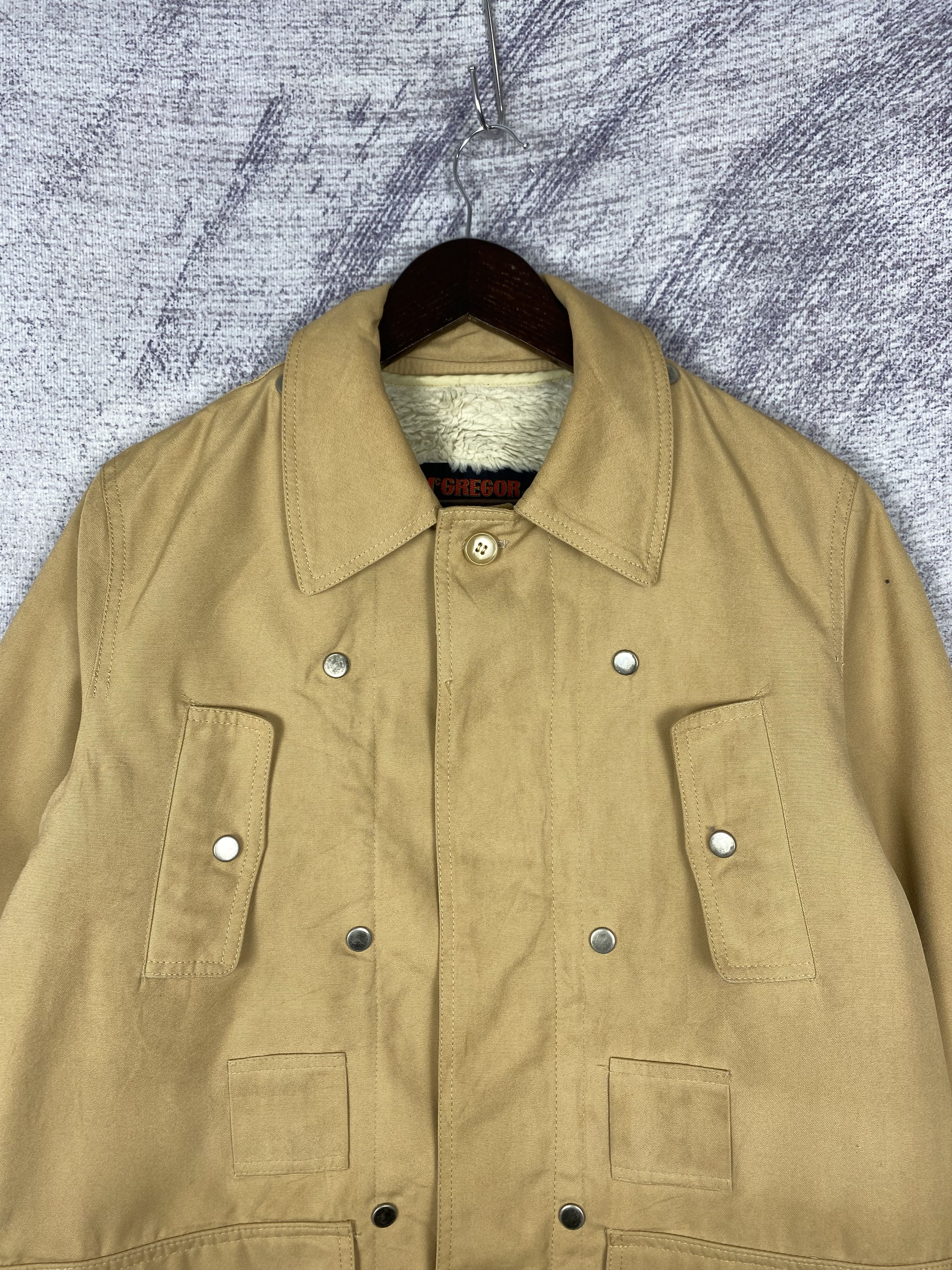 McGregor Vintage Mcgregor Fleece Lining Button Up Long Jacket Size US M / EU 48-50 / 2 - 2 Thumbnail