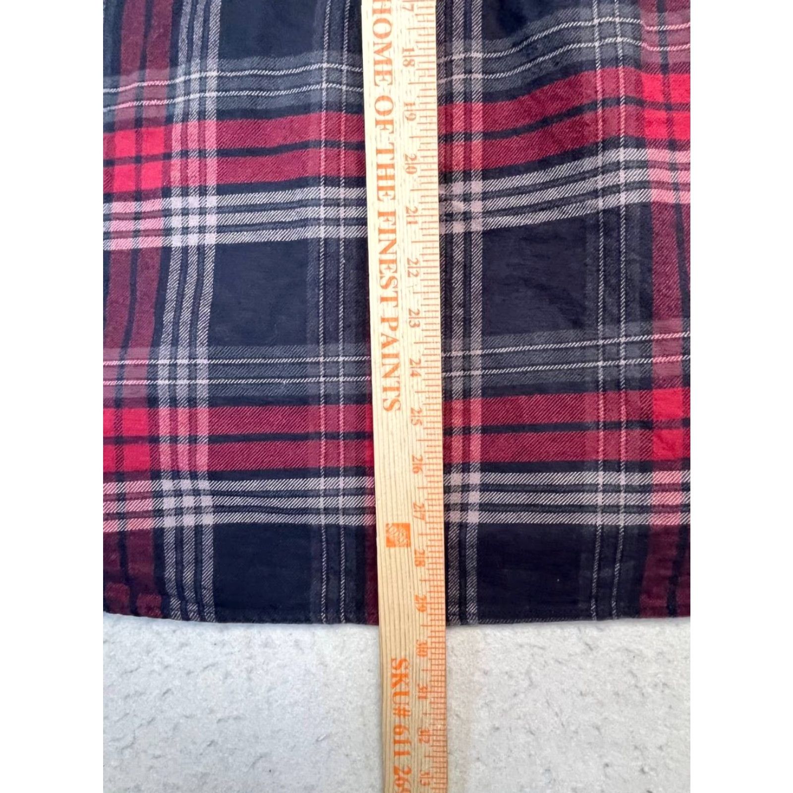 Vintage JACHS Shirt Mens XL Red Black Gray Plaid Heritage Flannel Long Sleeve Button-Up Pockets Stretch Casual Regular Men Size US XL / EU 56 / 4 - 4 Thumbnail