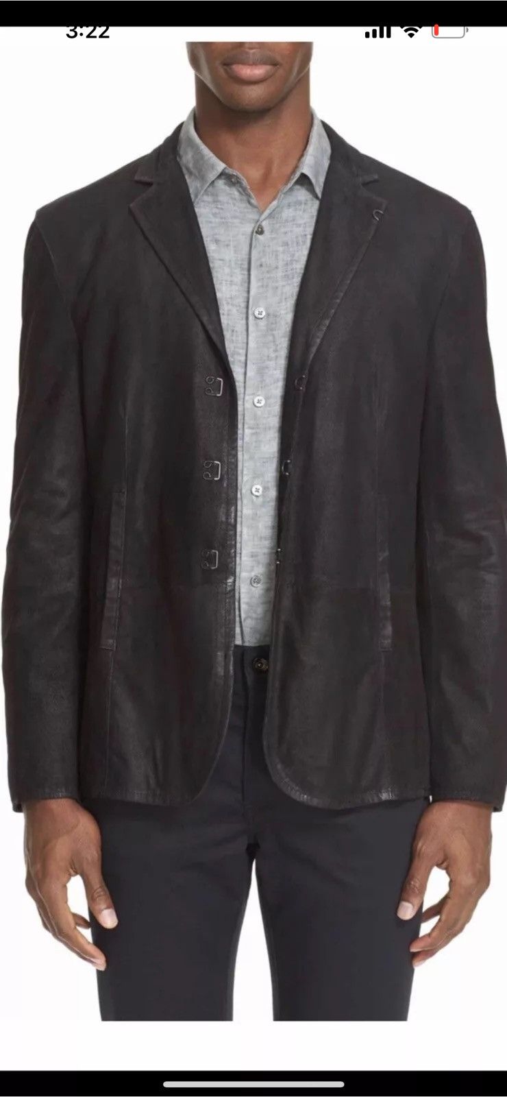 John Varvatos John varvatos suede hook and bar leather jacket. 50/40. Size US M / EU 48-50 / 2 - 1 Thumbnail