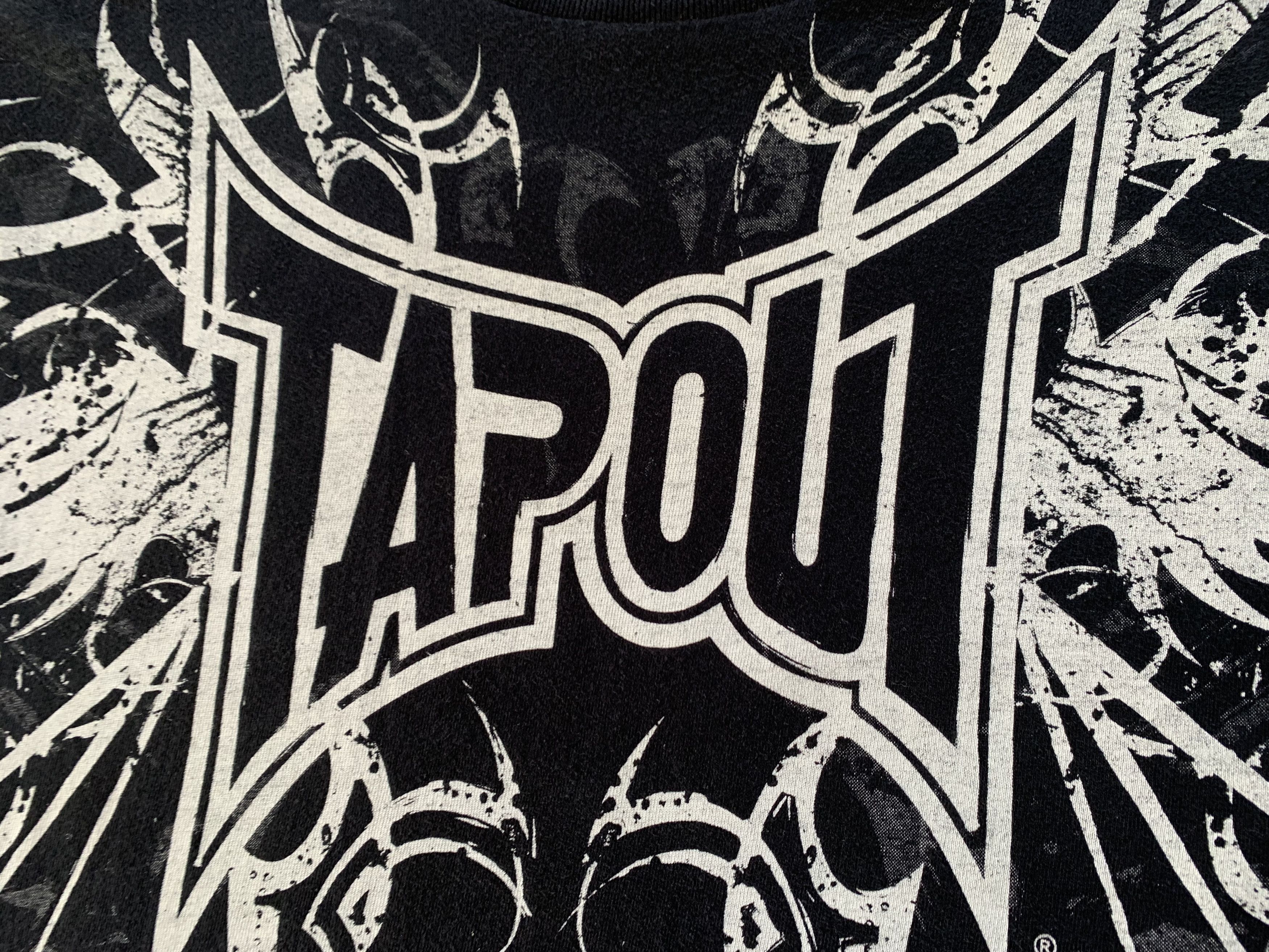 Tapout × Vintage Rare Tapout Vintage Overprint T Shirt Size US L / EU 52-54 / 3 - 5 Thumbnail