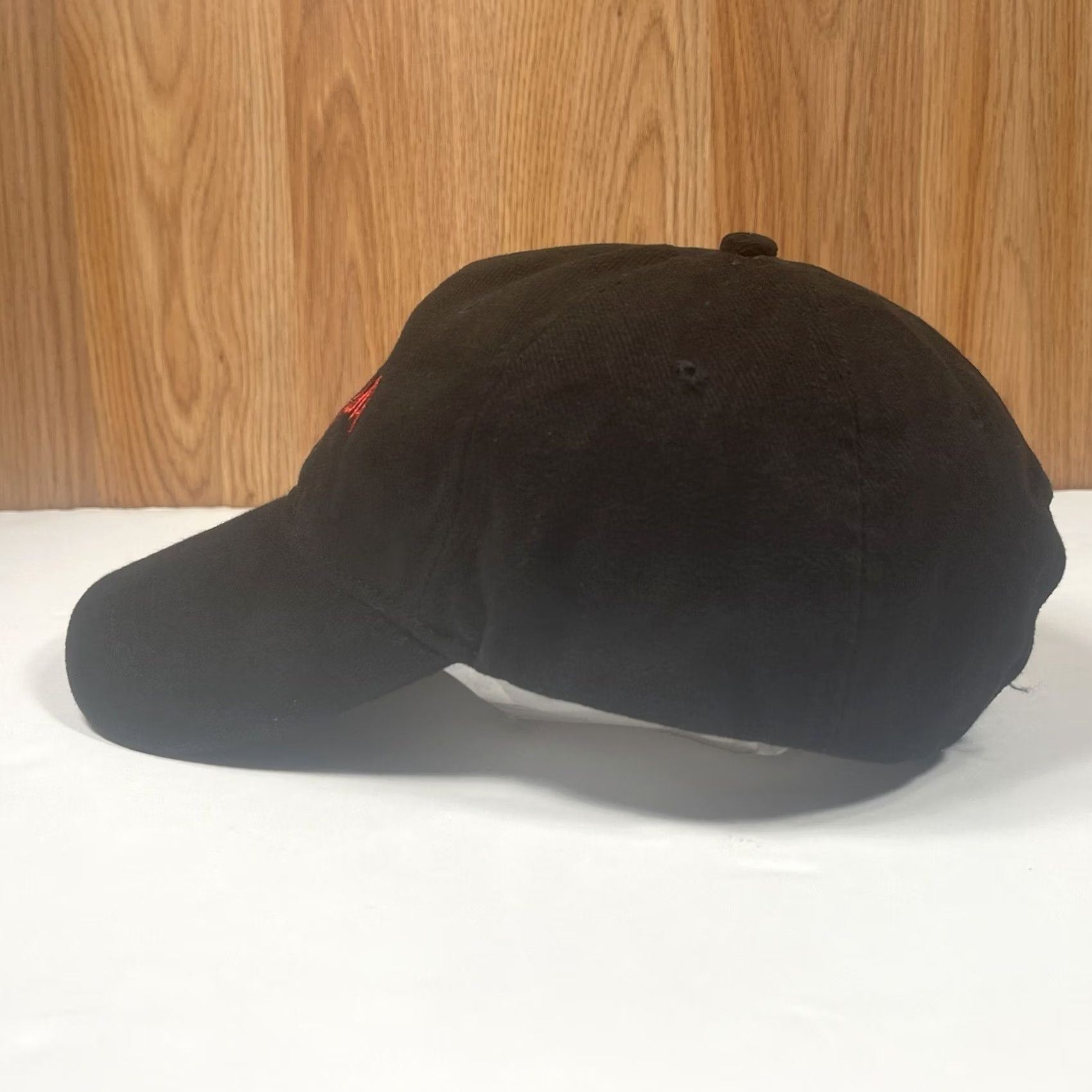 Vintage KC Embroidered Adult Adjustable StrapBack Baseball Hat Cap One Size Fits Most Black Cotton Men Baseball Cap Mens Size ONE SIZE - 4 Thumbnail