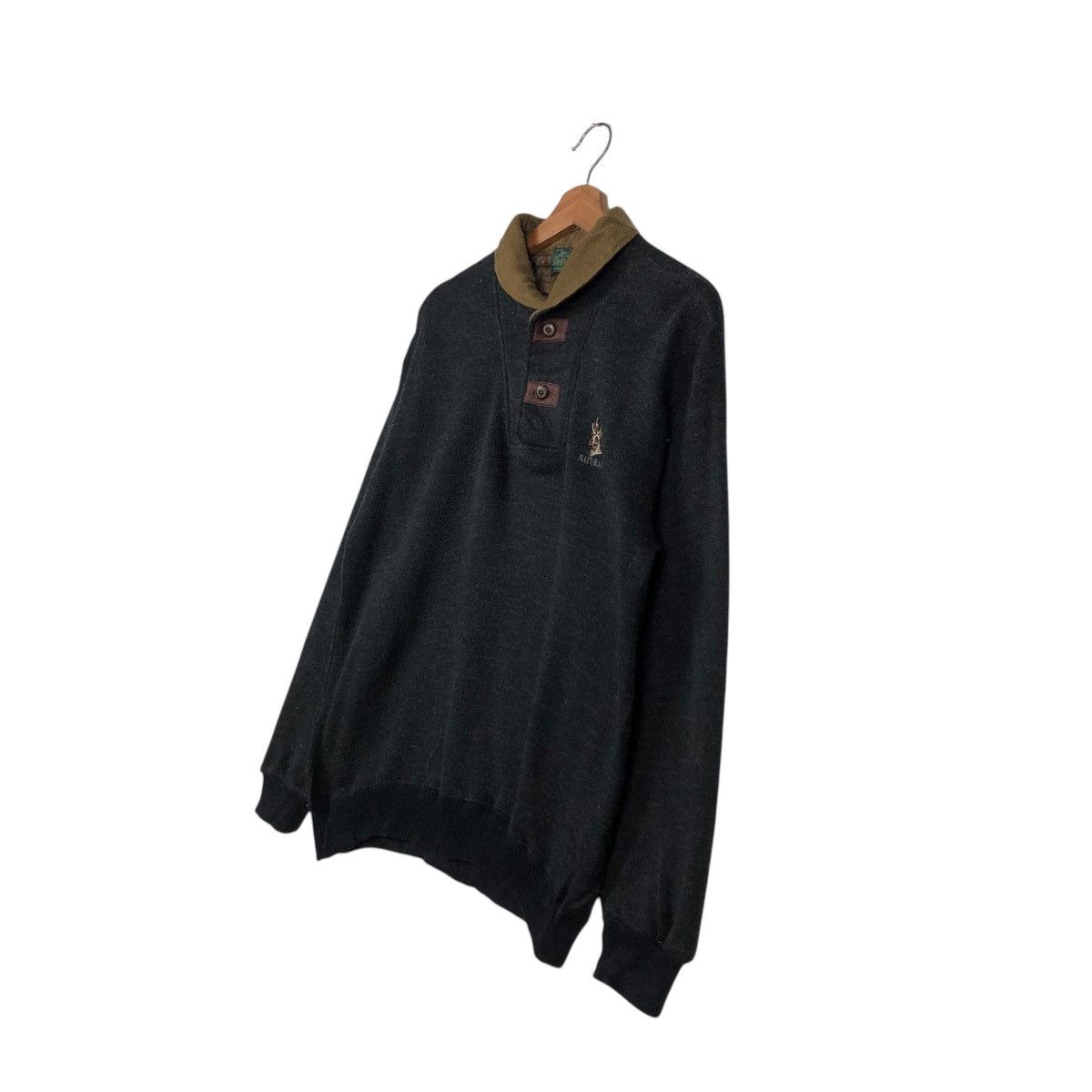 Japanese Brand 📌Vintage Craft Movie Nature Collar College Sweatshirt Size US M / EU 48-50 / 2 - 3 Thumbnail