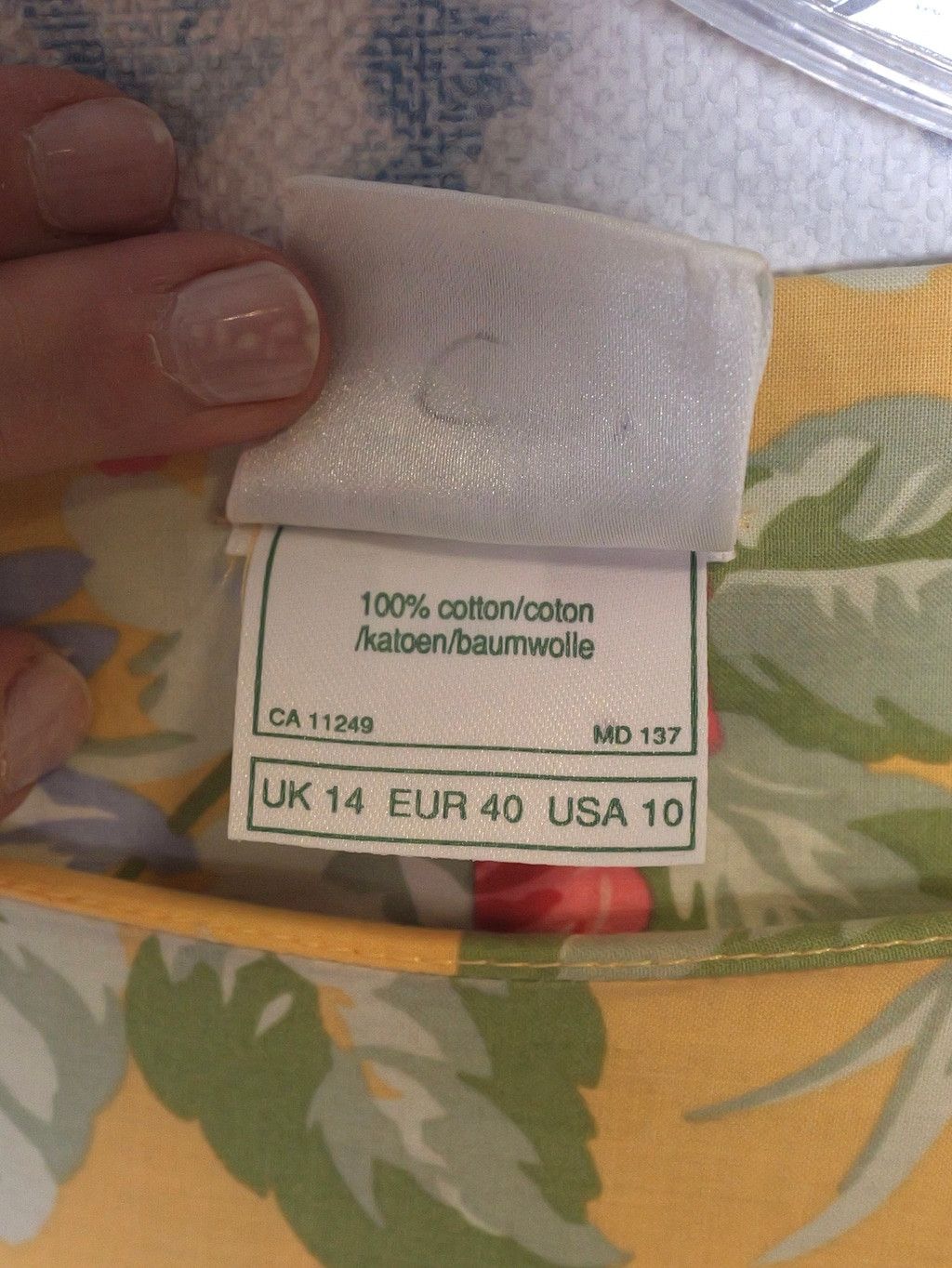 Laura Ashley Women's Laura Ashley Cottage Core Floral Cotton Dress Yellow Size L / US 10 / IT 46 - 9 Thumbnail
