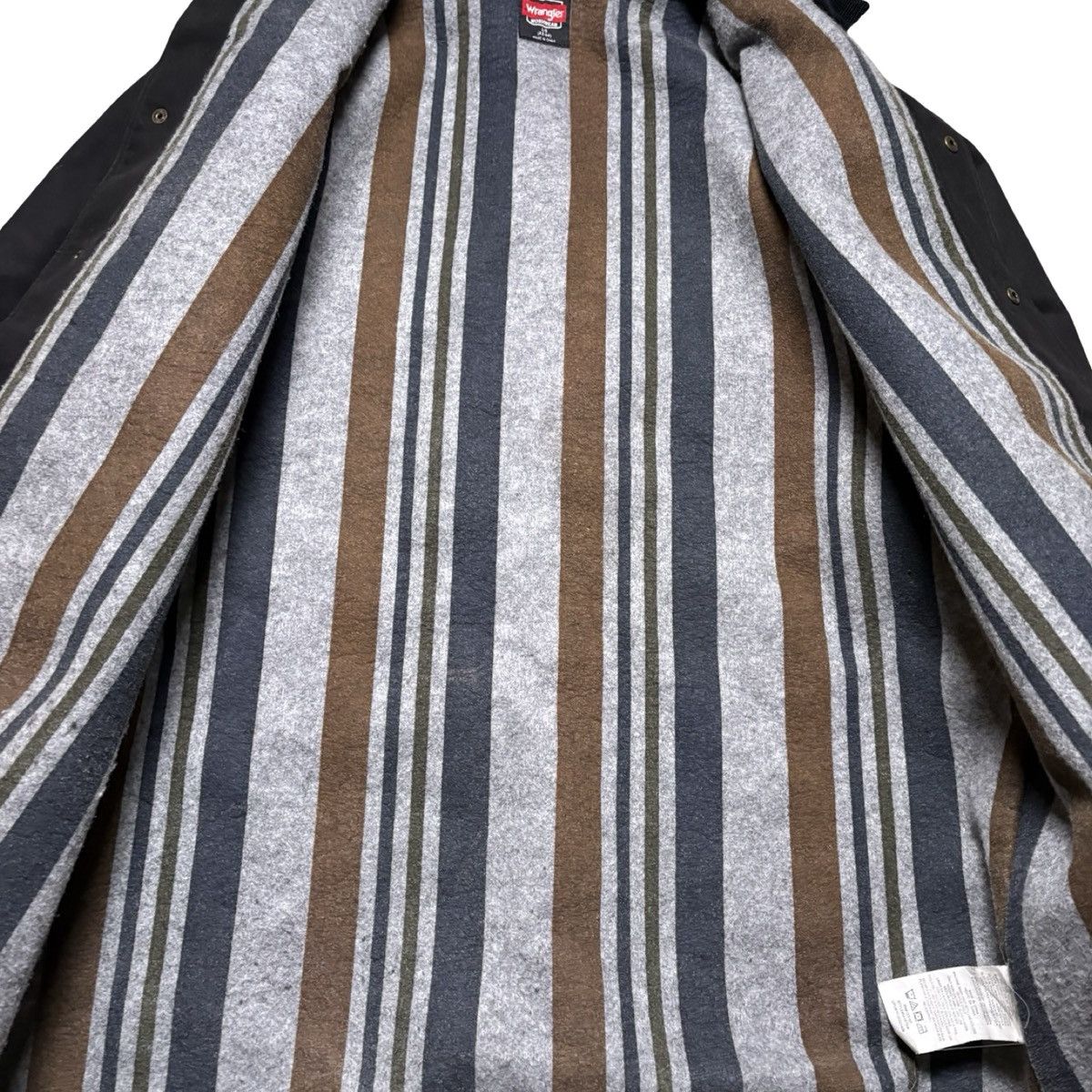 Wrangler Wrangler Chore Field Jacket Black Blanket Lined Snap Up Size US L / EU 52-54 / 3 - 4 Thumbnail