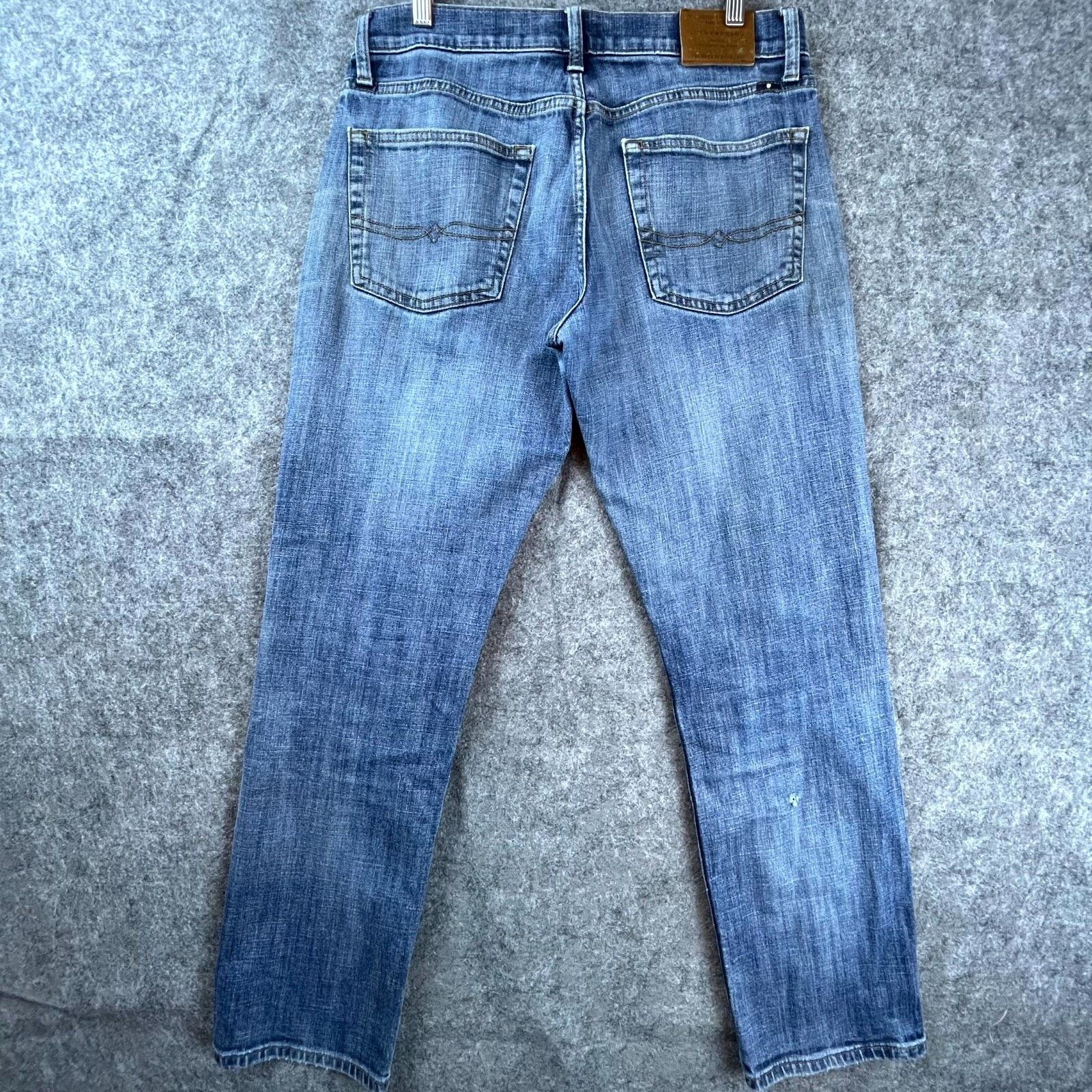 Lucky Brand Lucky Brand 221 Straight Jeans Mens 32 Blue Cotton Stretch Size US 32 / EU 48 - 2 Thumbnail